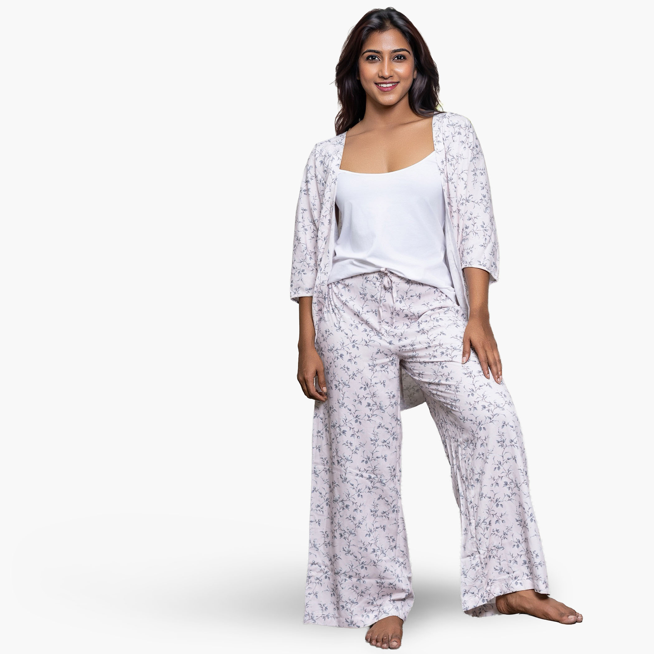 Aadaraya Pyjama Set Kimono with Camisole and Pants-women-clothing-nightwear-pyjamas-longsets-image-3
