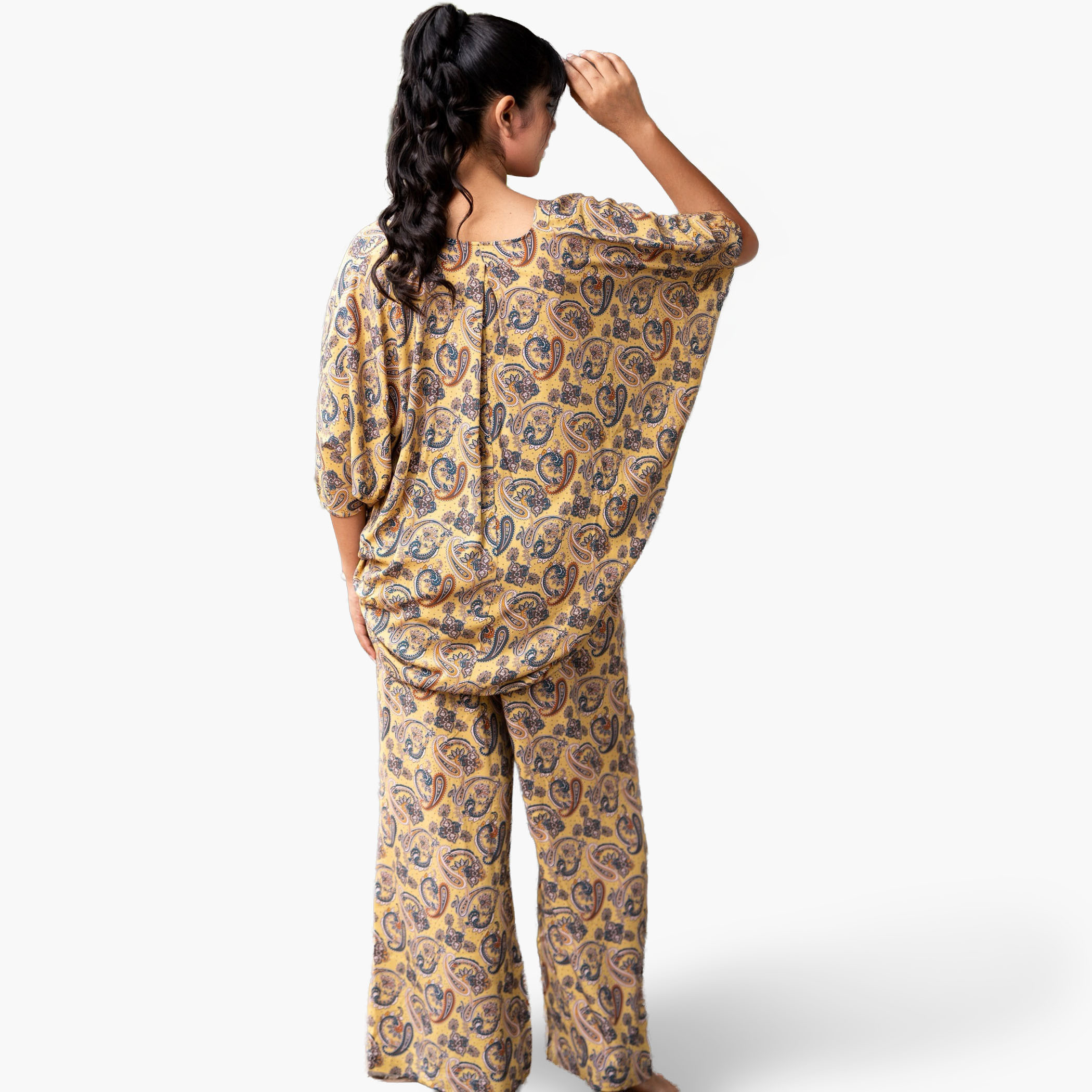 Aadaraya Pyjama Set Kimono with Camisole and Pants-women-clothing-nightwear-pyjamas-longsets-image-3