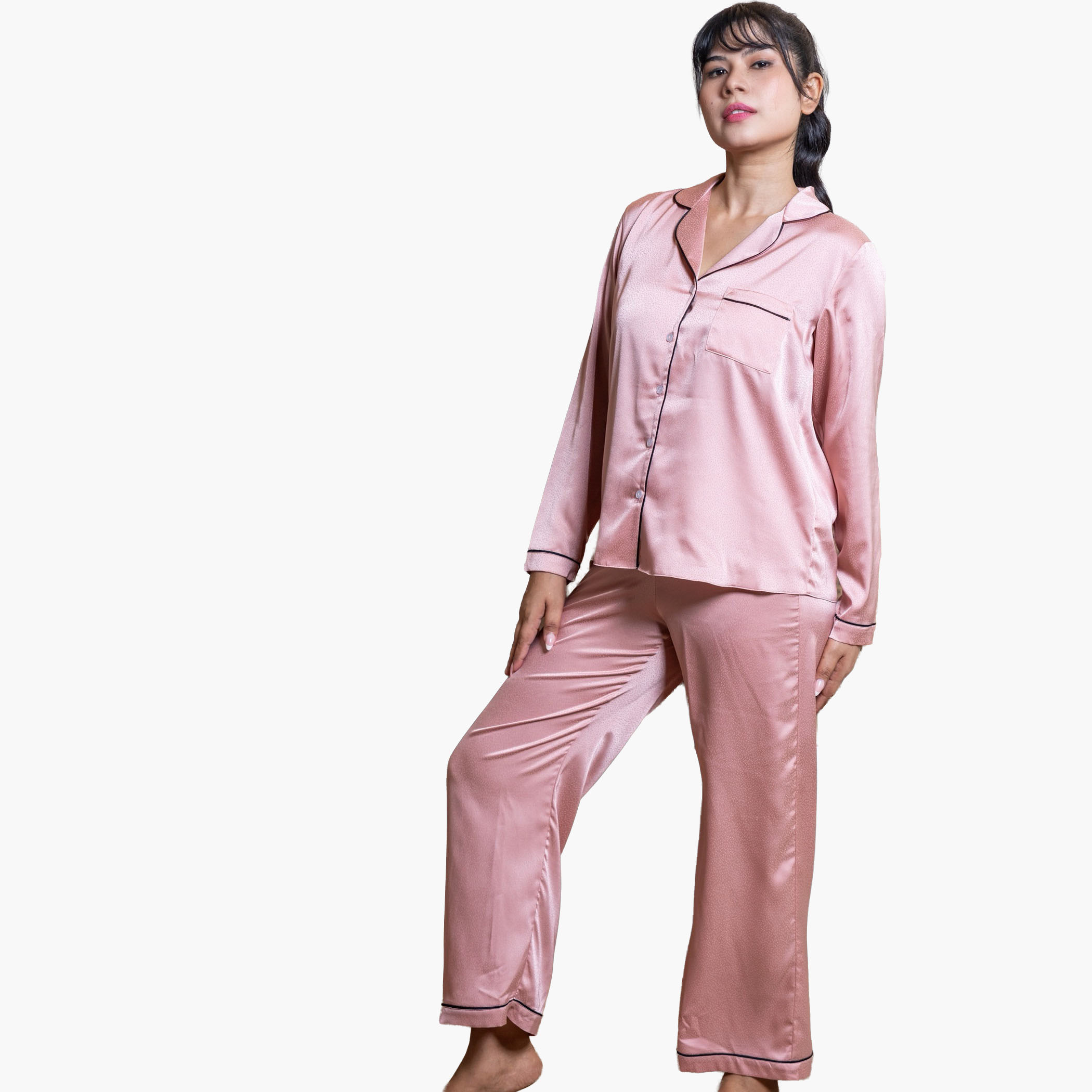 Aadaraya Pyjama Set Shirt and Trousers-women-clothing-nightwear-pyjamas-longsets-image-1