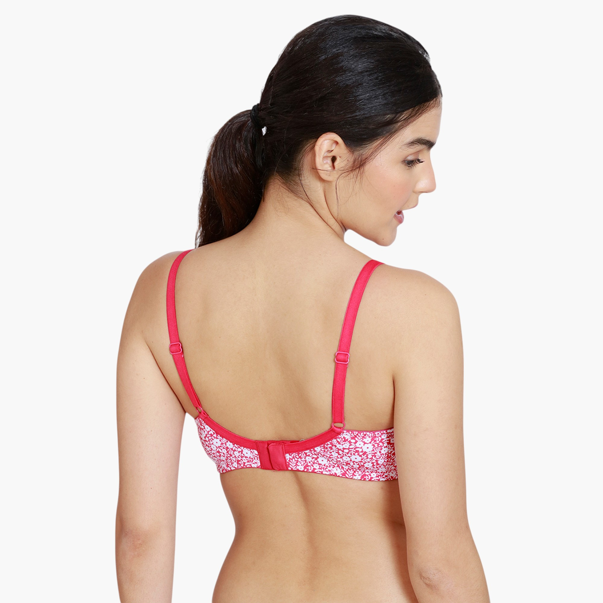 Zivame Floral Print Non-Padded Bra-women-clothing-lingerie-bras-image-2
