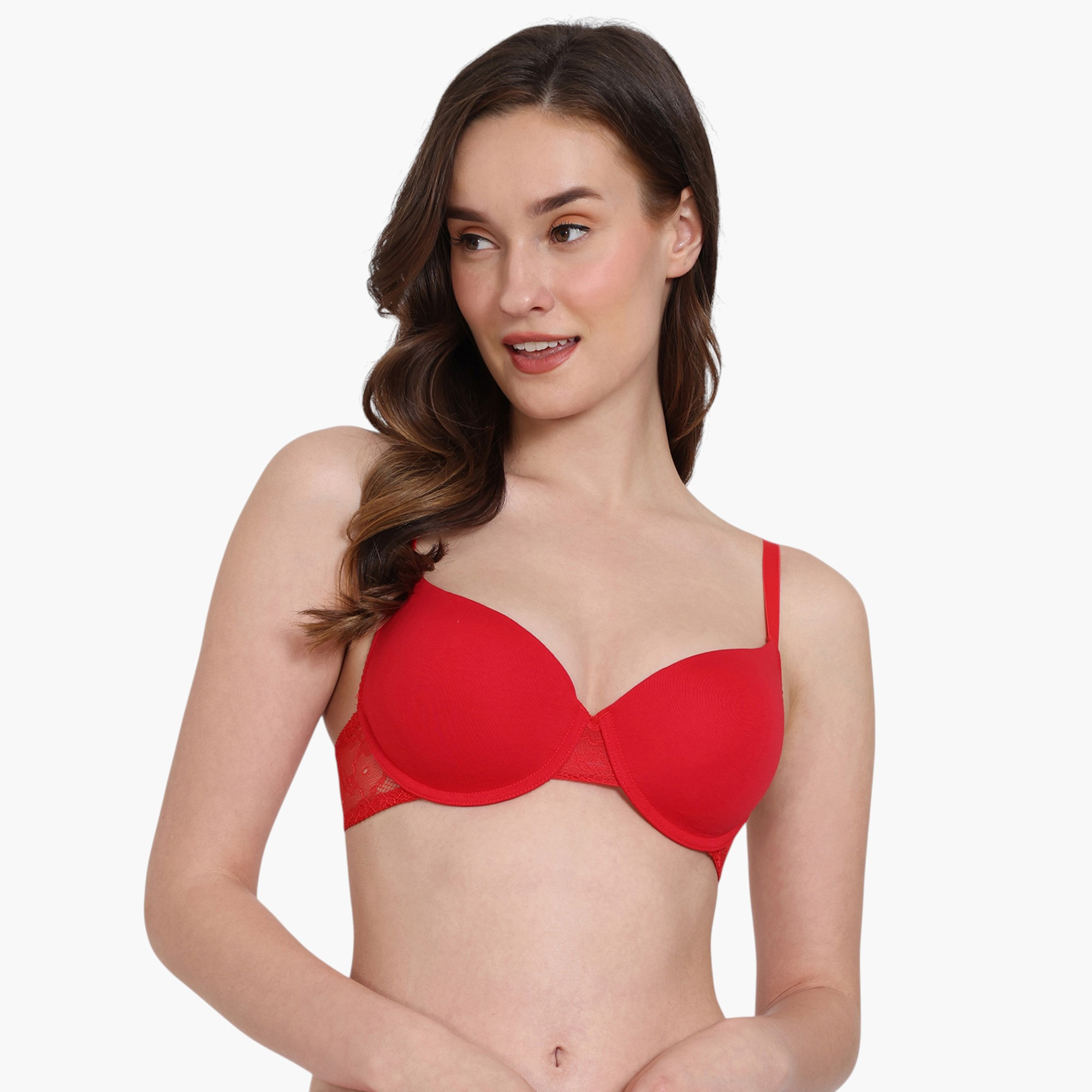 صدرية ديمي مبطنة بتفاصيل دانتيل من زيفامي-women-clothing-lingerie-bras-image-5