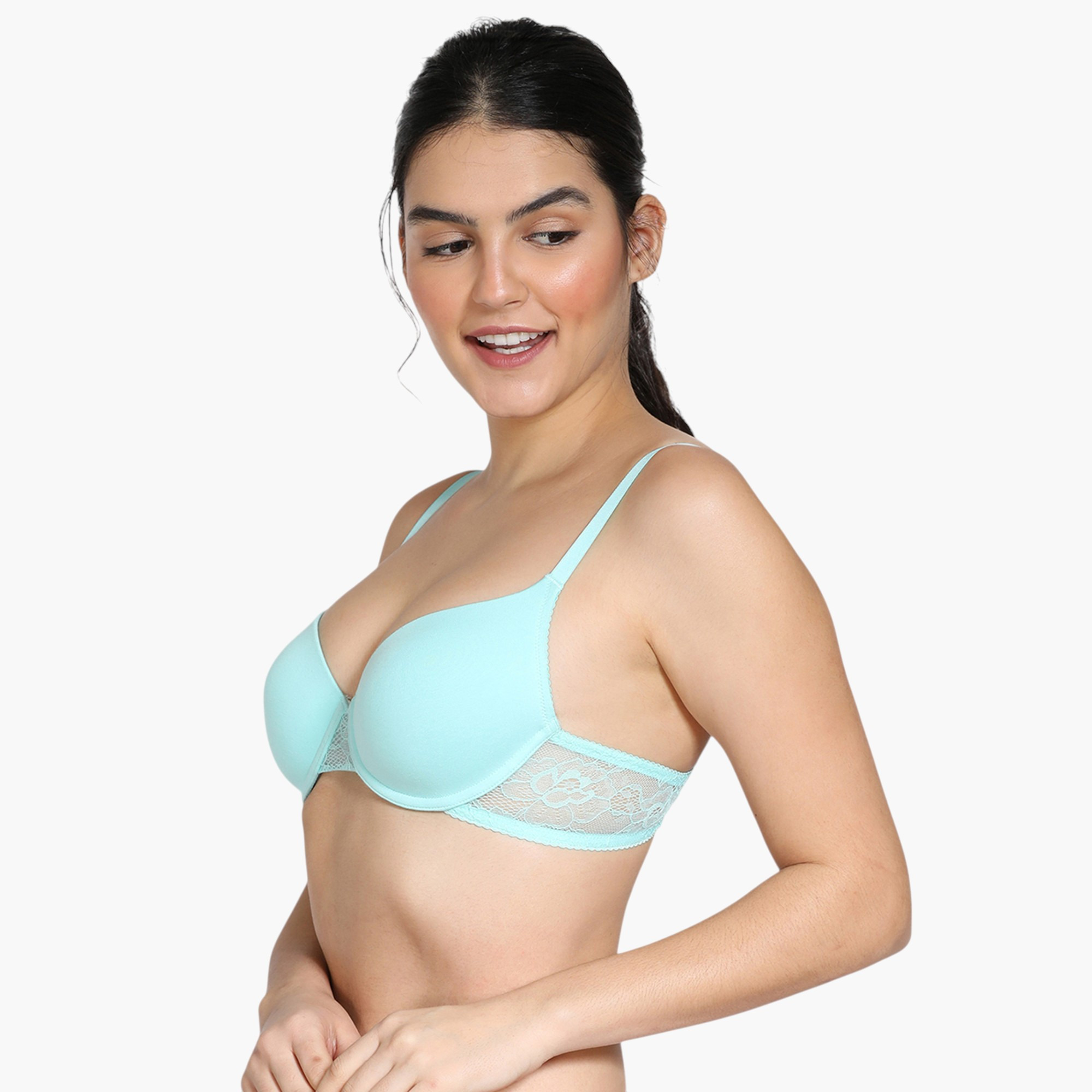 صدرية ديمي مبطنة بتفاصيل دانتيل من زيفامي-women-clothing-lingerie-bras-image-14