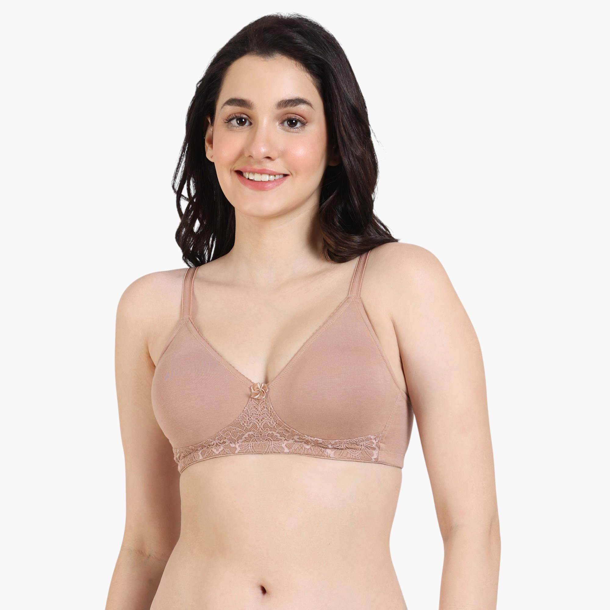 Zivame Lace Panel Non-Padded Bra-women-clothing-lingerie-bras-image-1