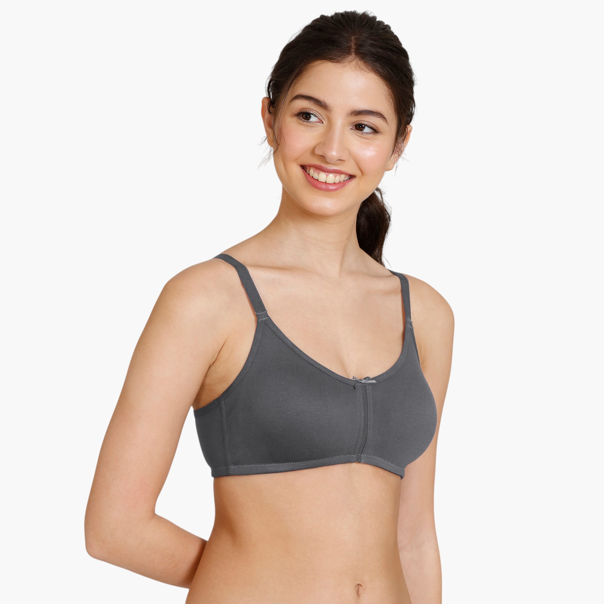 Zivame Non-Padded Bra with Hook and Eye Closure-women-clothing-lingerie-bras-image-3