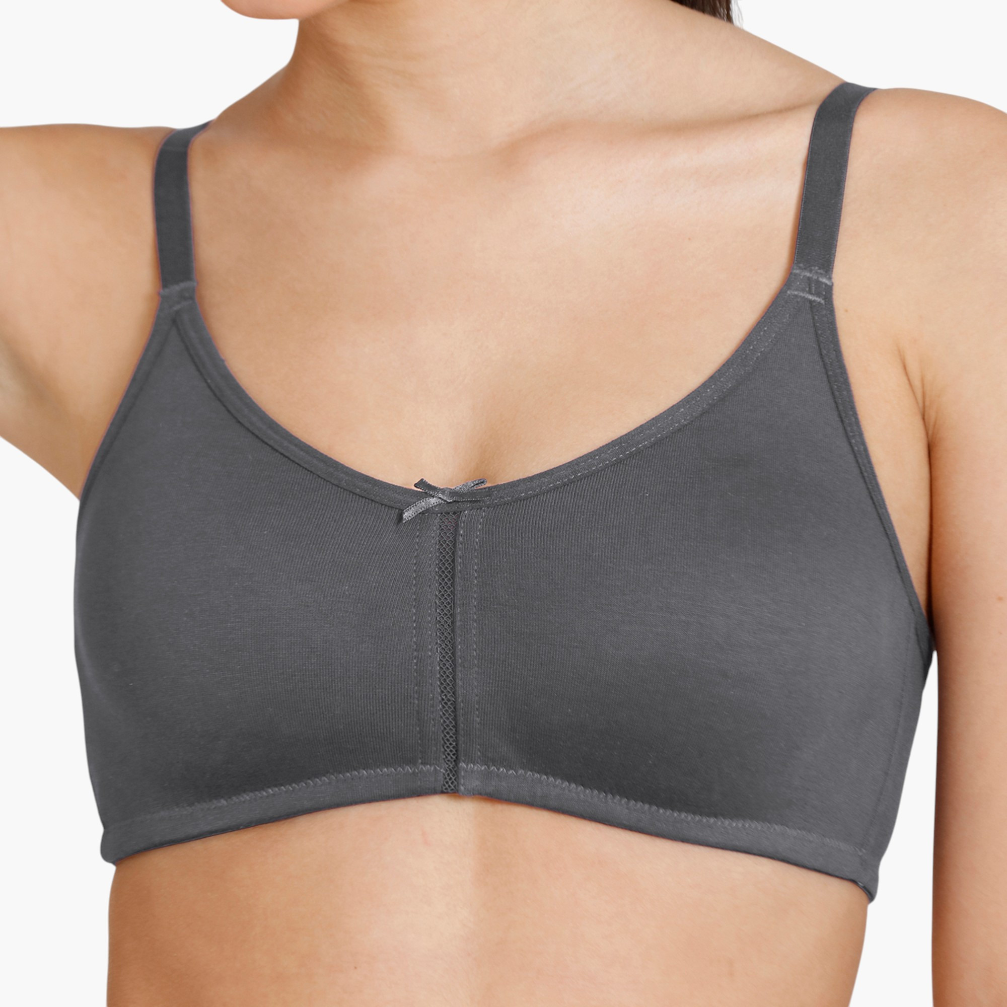 Zivame Non-Padded Bra with Hook and Eye Closure-women-clothing-lingerie-bras-image-4