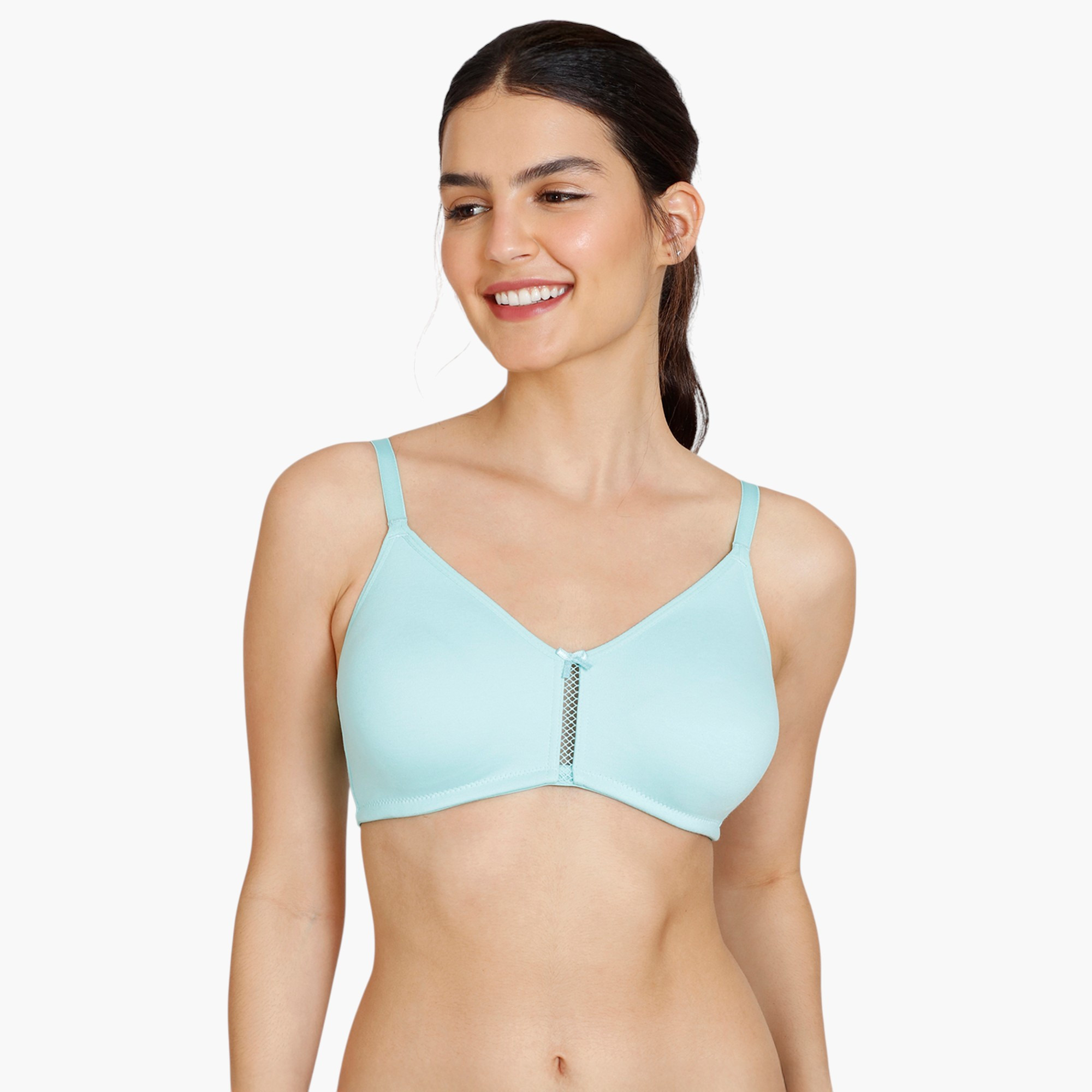 Zivame Non-Padded Bra with Hook and Eye Closure-women-clothing-lingerie-bras-image-1