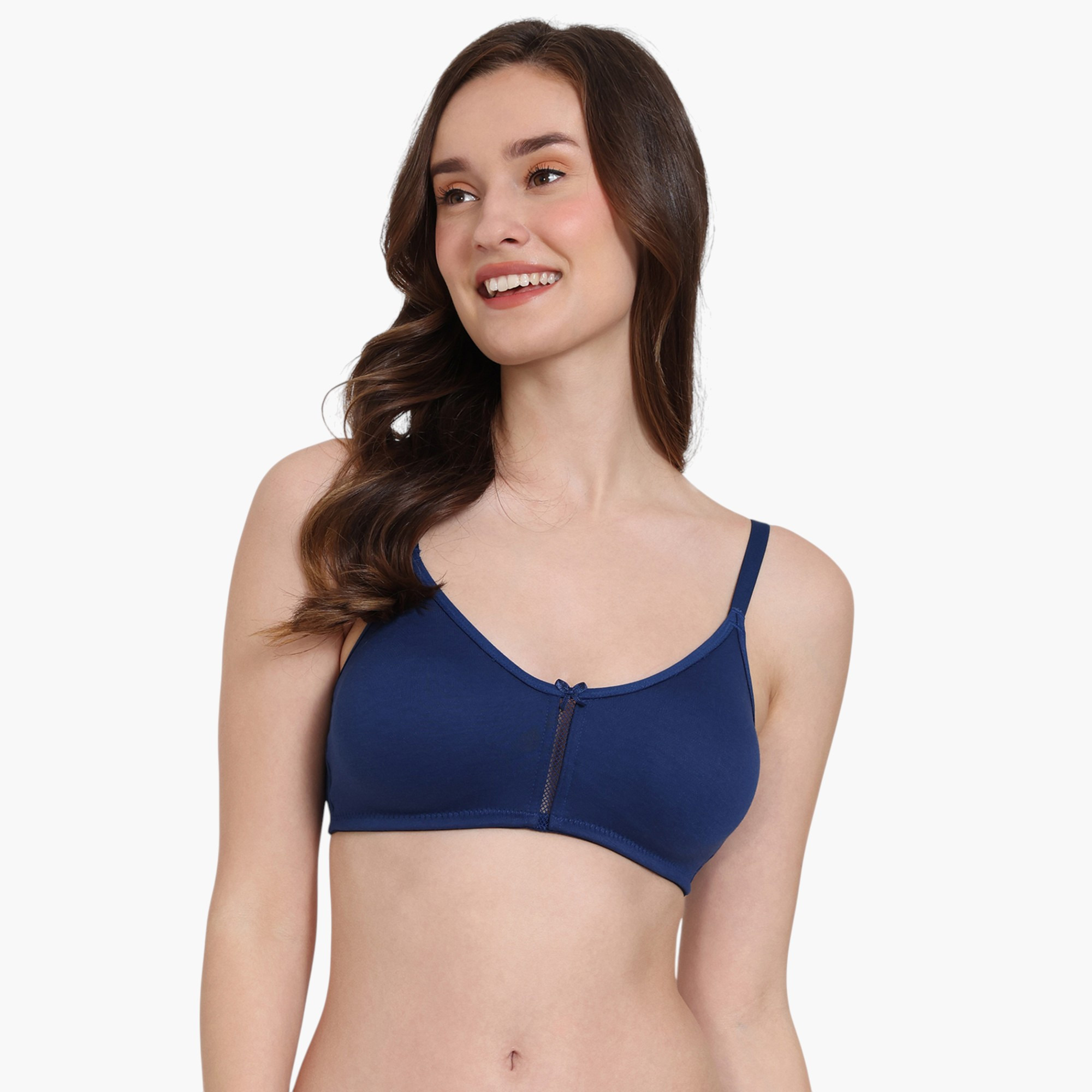 Zivame Non-Padded Bra with Hook and Eye Closure-women-clothing-lingerie-bras-image-1