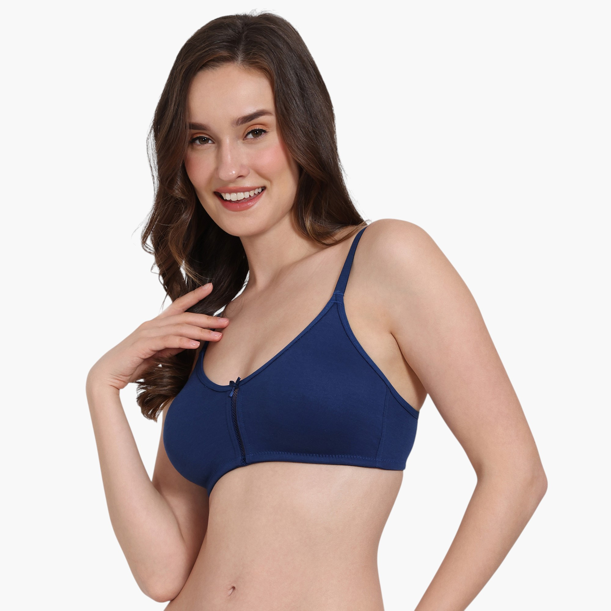 Zivame Non-Padded Bra with Hook and Eye Closure-women-clothing-lingerie-bras-image-3