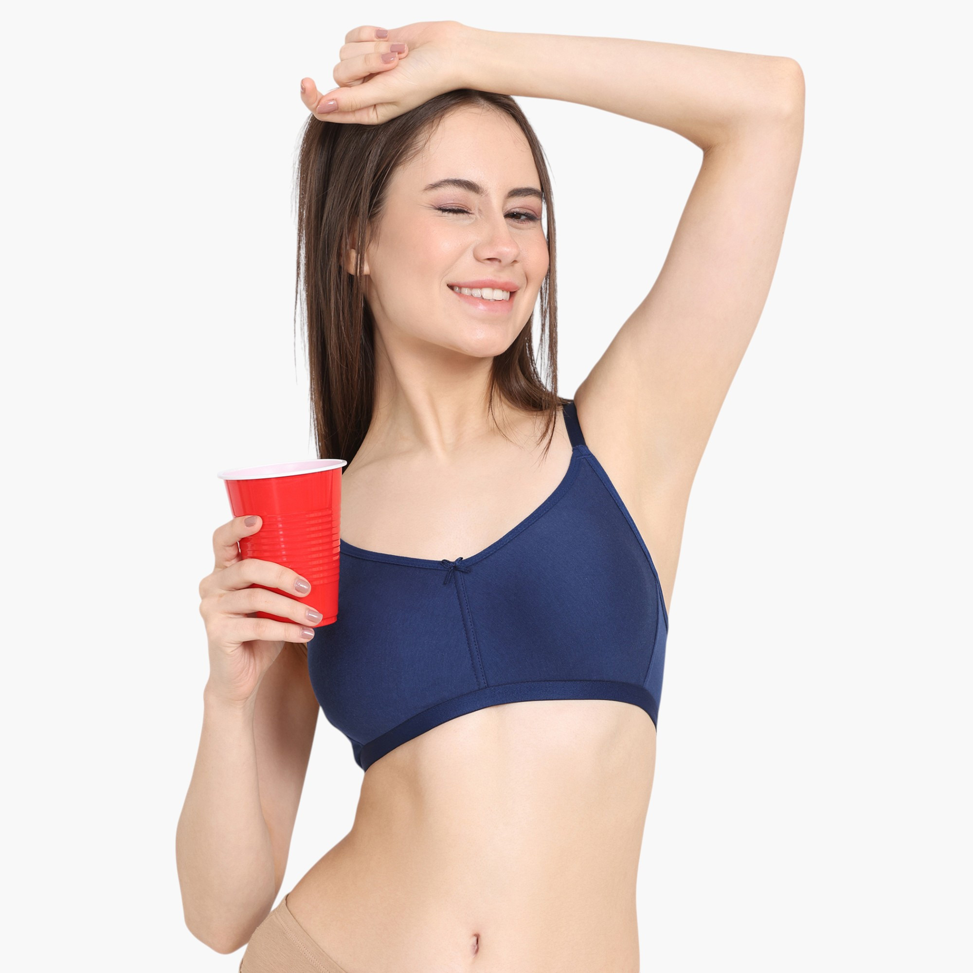 Zivame Non-Padded Bra with Hook and Eye Closure-women-clothing-lingerie-bras-image-1