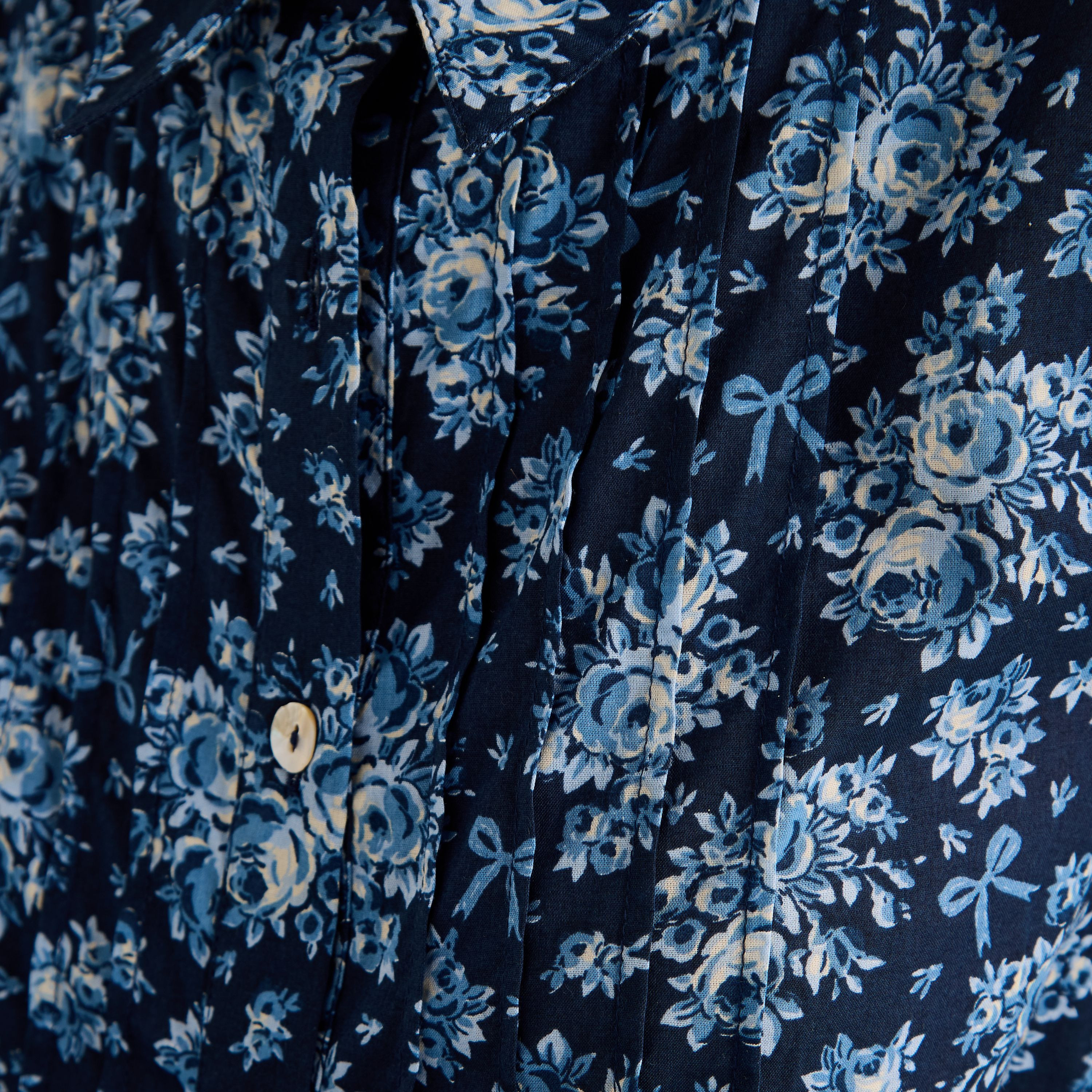 Floral Print Cotton Night Dress-women-clothing-nightwear-nighties-image-4