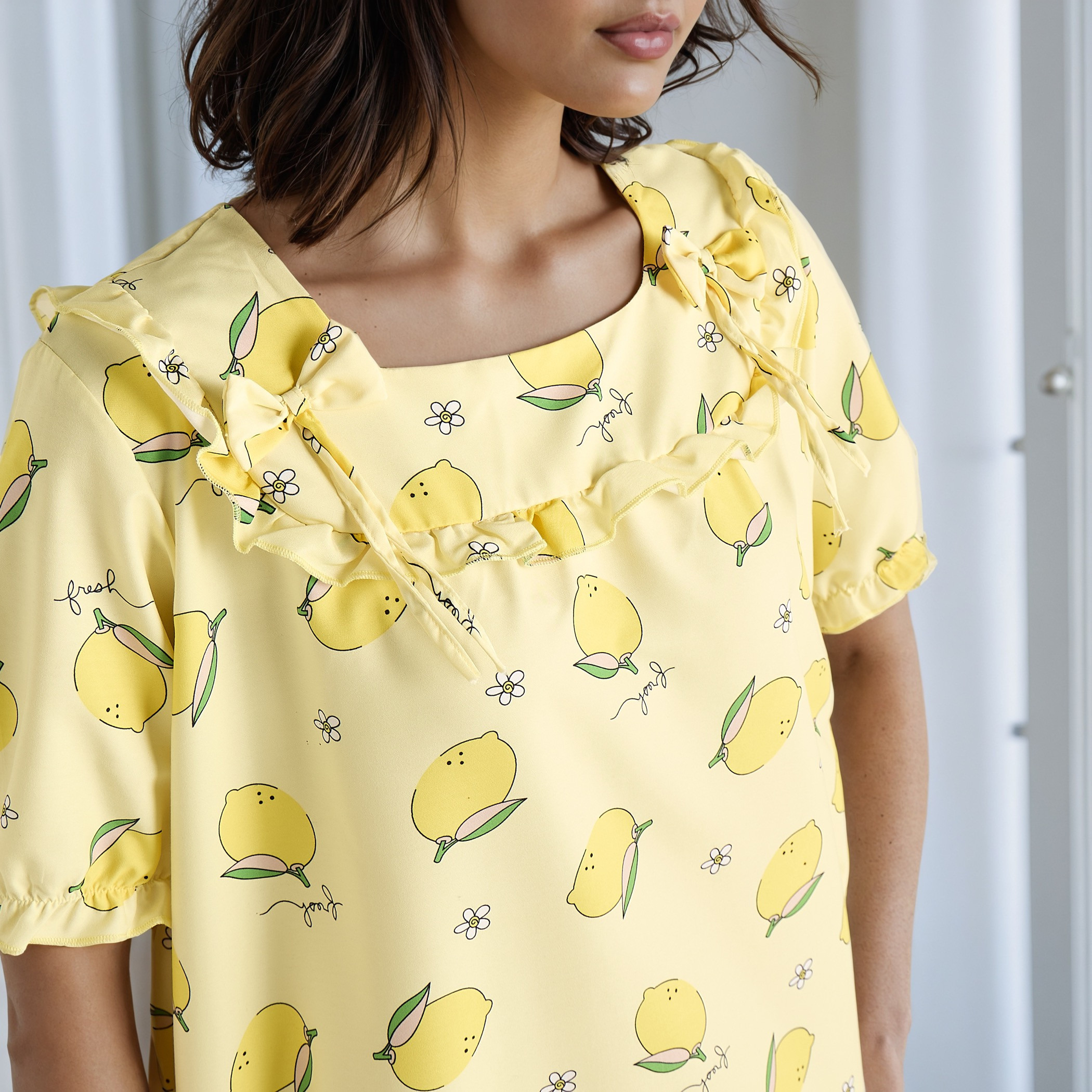 فستان نوم بياقة مربع وطبعات-women-clothing-nightwear-nighties-image-4