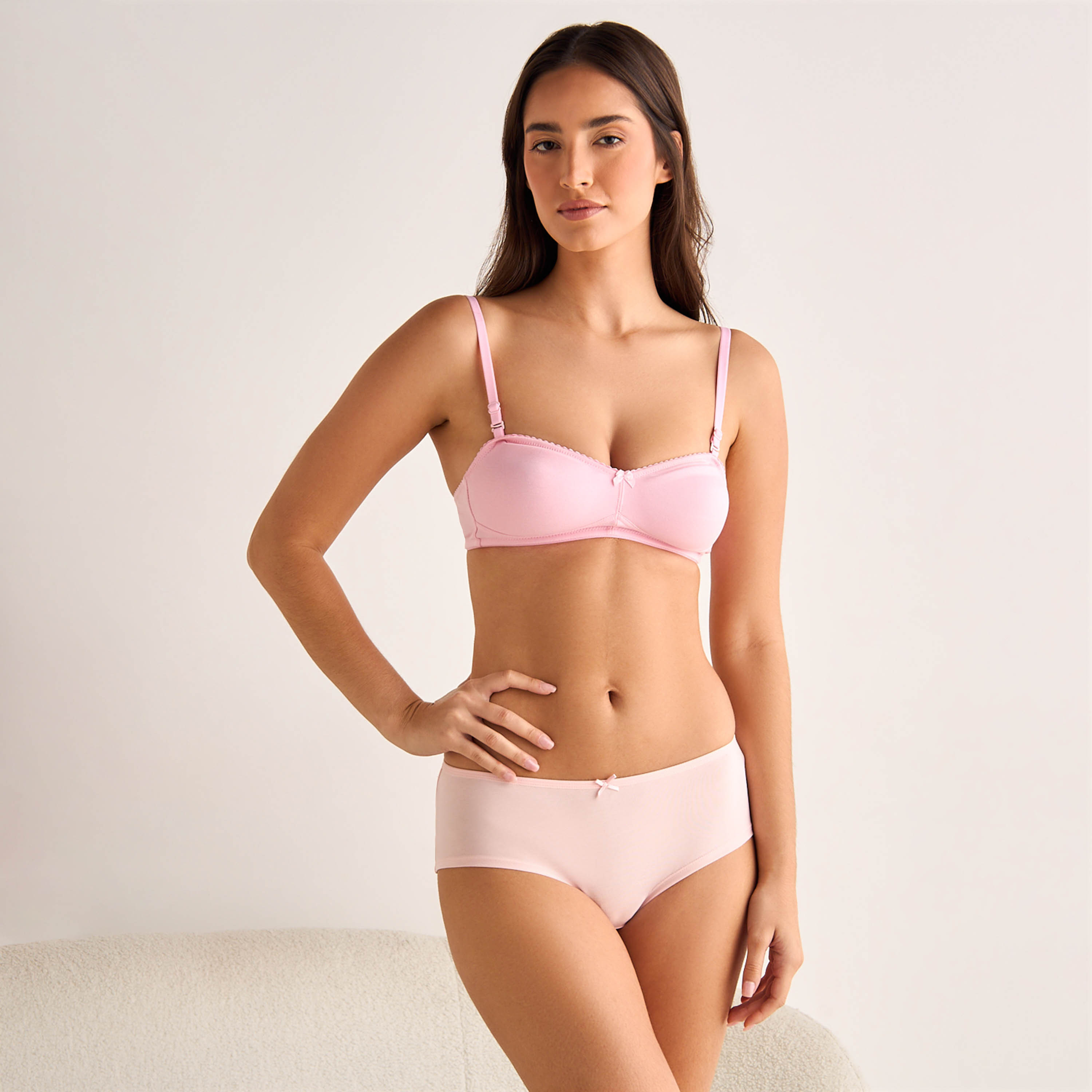طقم سراويل هيبستر داخلية 5 قطع بفيونكة من سبلاش إنتيميتس-women-clothing-lingerie-panties-image-3