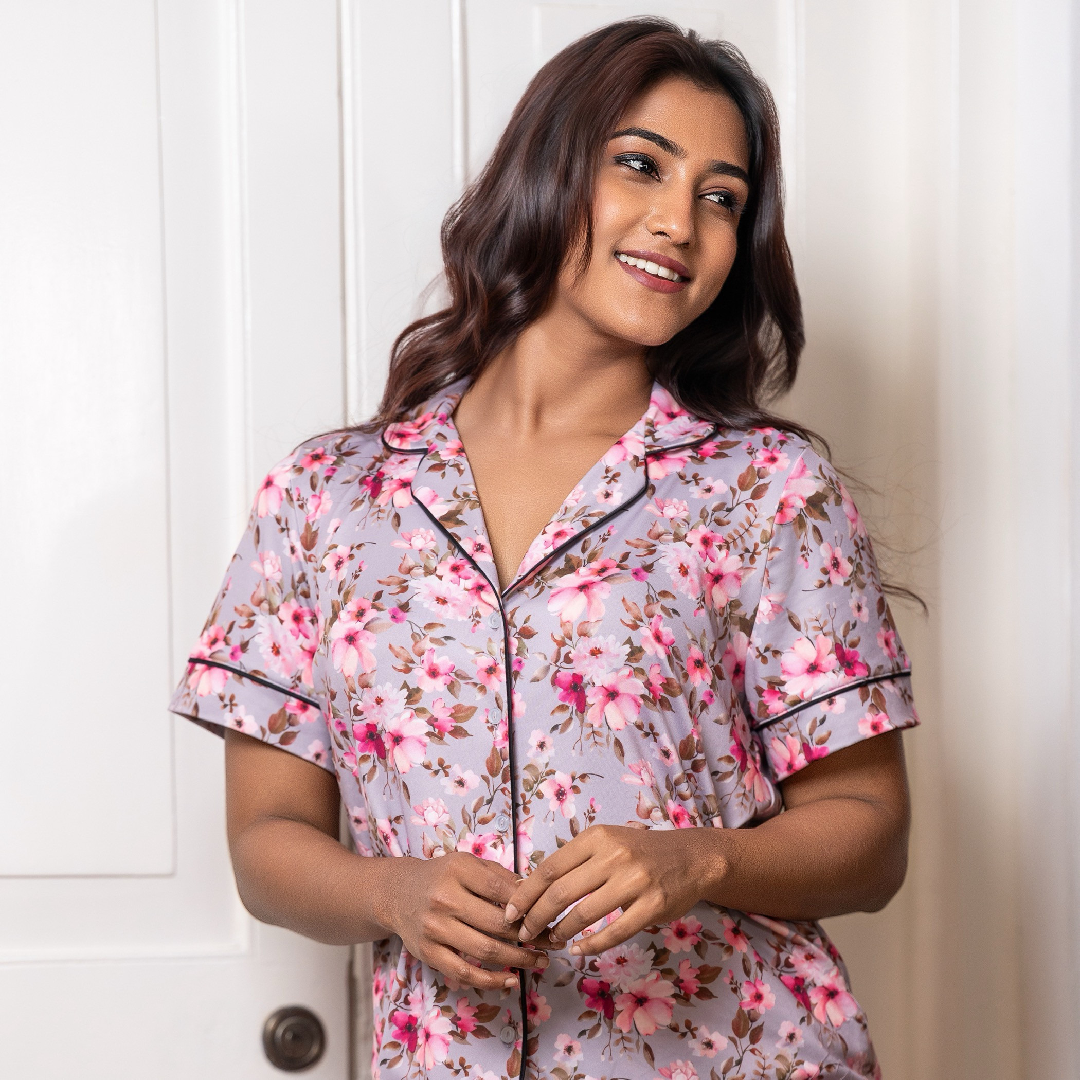 Aadaraya Pyjama Set Button-Down Shirt & Trousers-women-clothing-nightwear-pyjamas-longsets-image-12