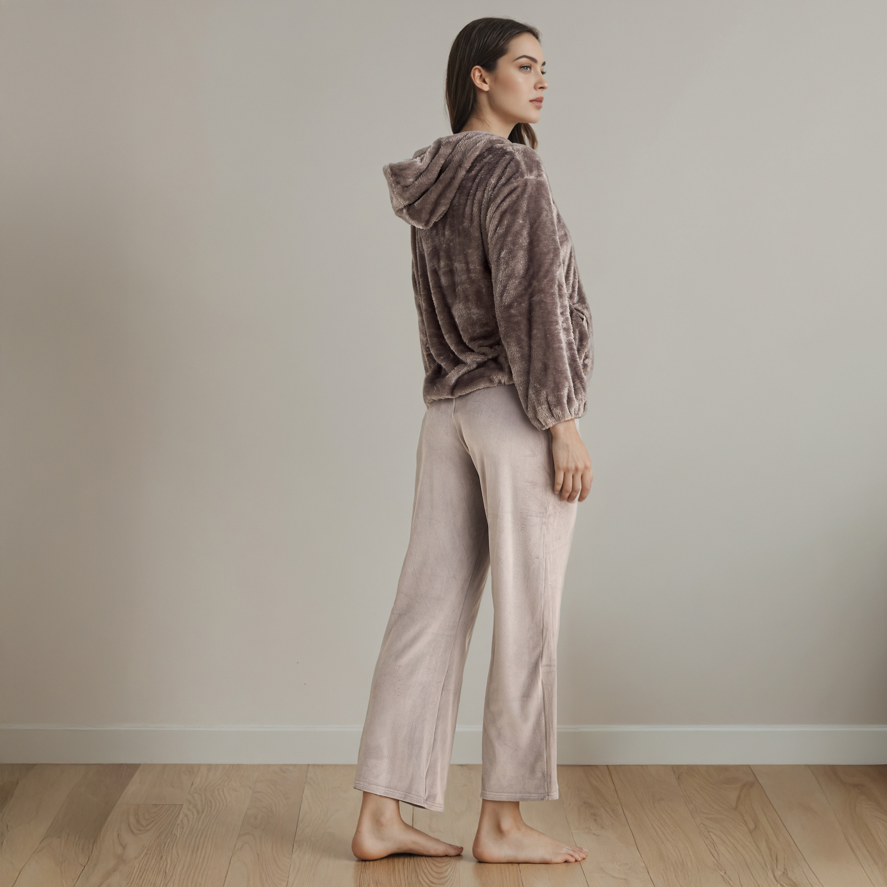 Plush Textured Pyjama Set-women-clothing-nightwear-pyjamas-longsets-image-3