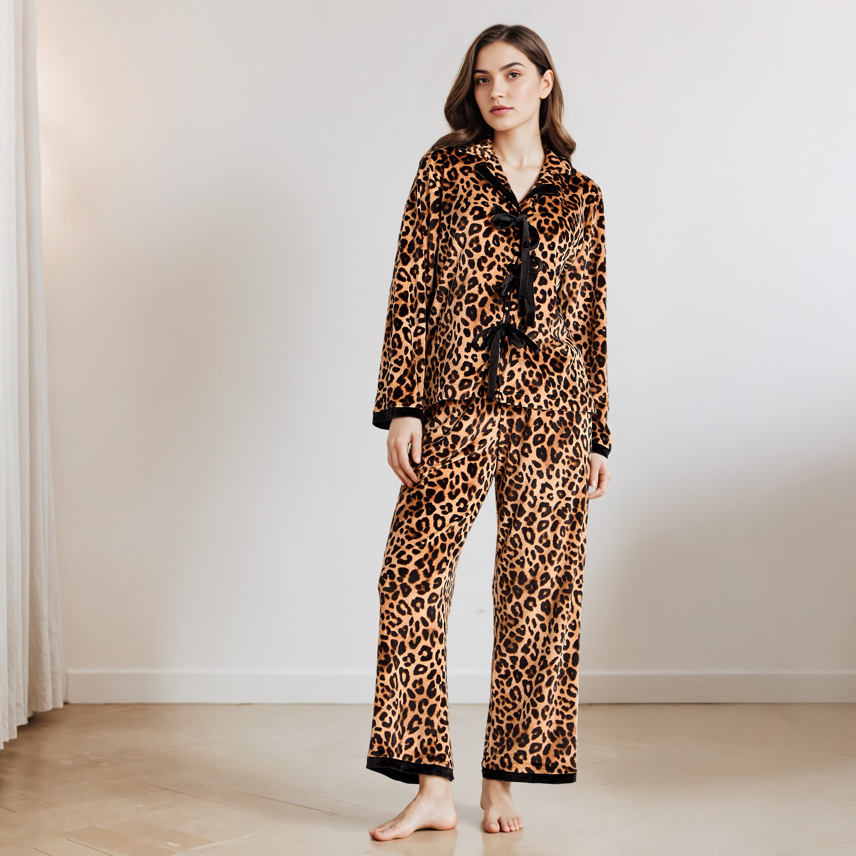 Animal Print Pyjama Set-women-clothing-nightwear-pyjamas-longsets-image-1