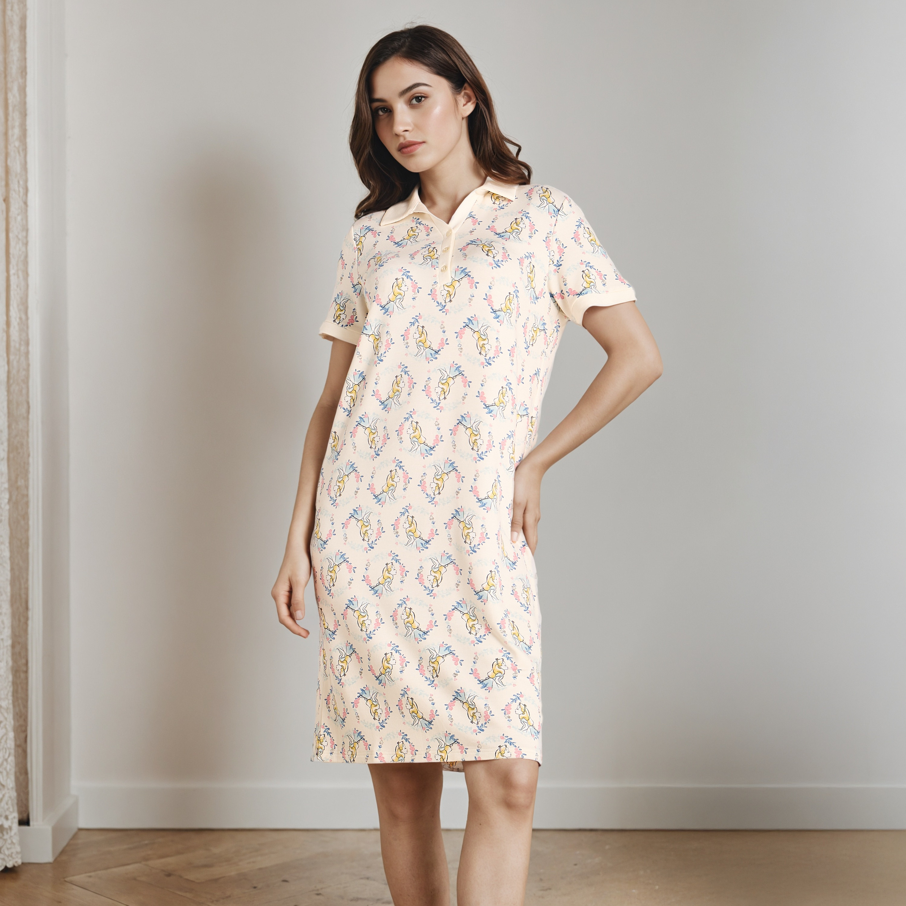 Nighty with Collar-women-clothing-nightwear-nighties-image-1