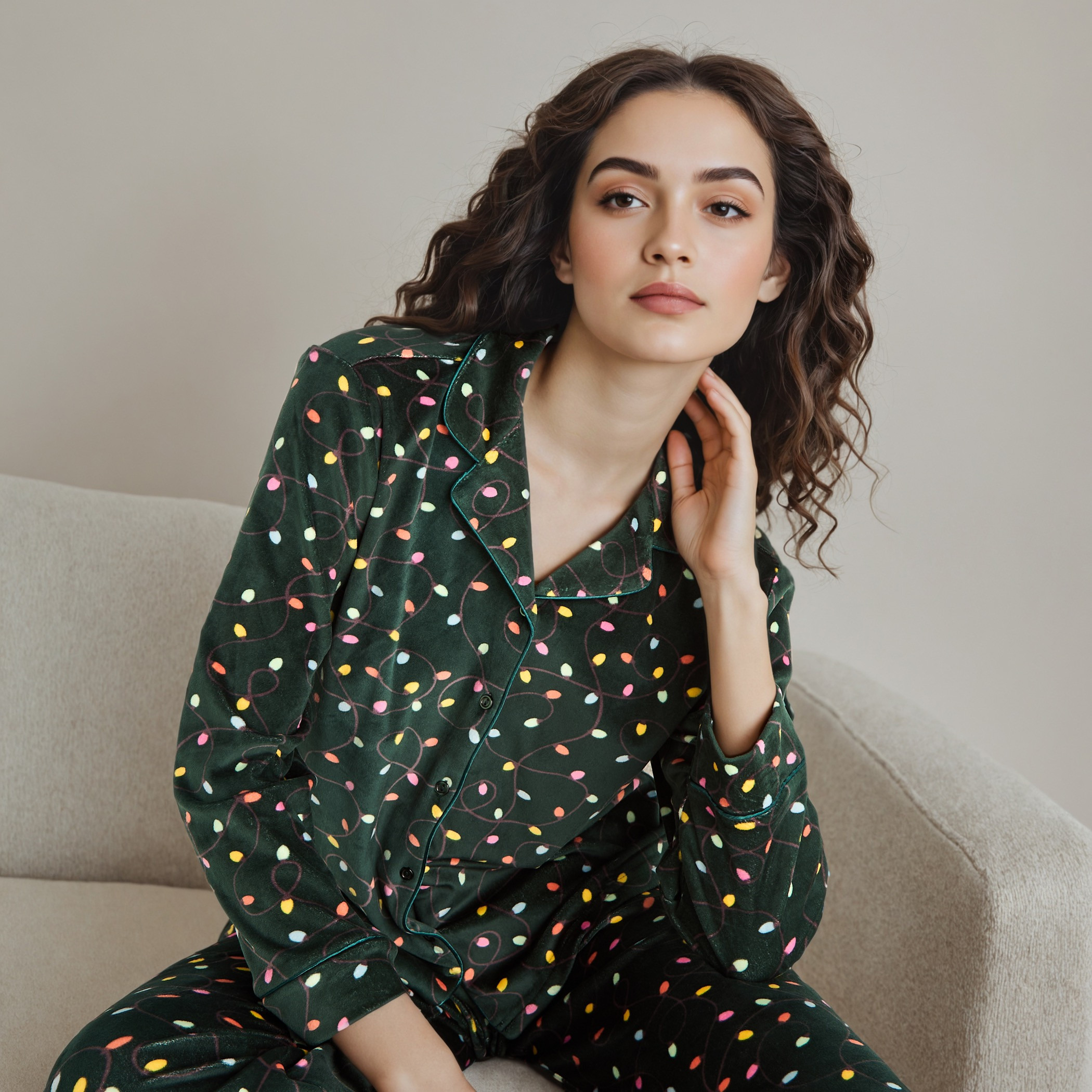 Printed Pyjama Set-women-clothing-nightwear-pyjamas-longsets-image-2
