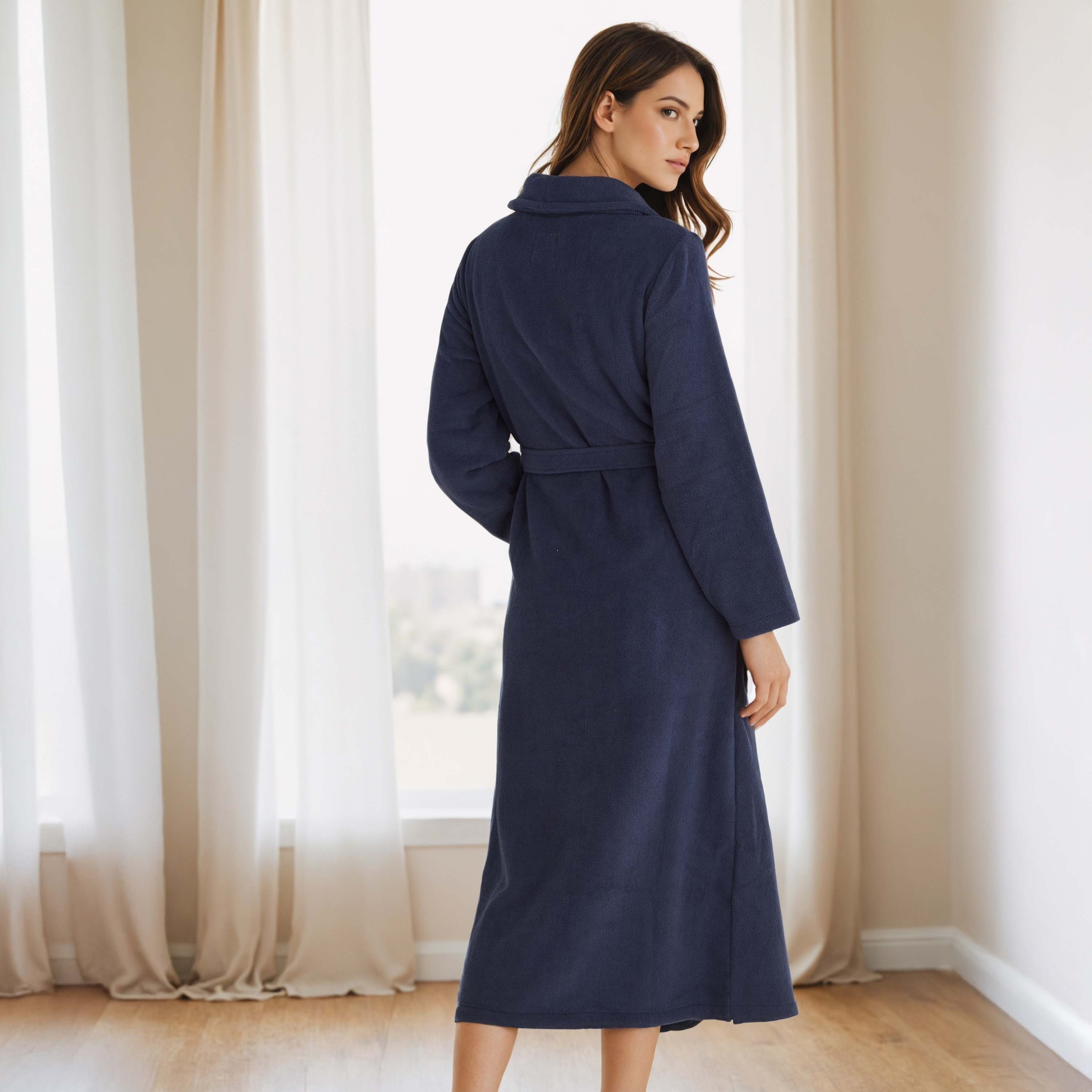 Plush Night Robe with Pockets-women-clothing-nightwear-robes-image-2