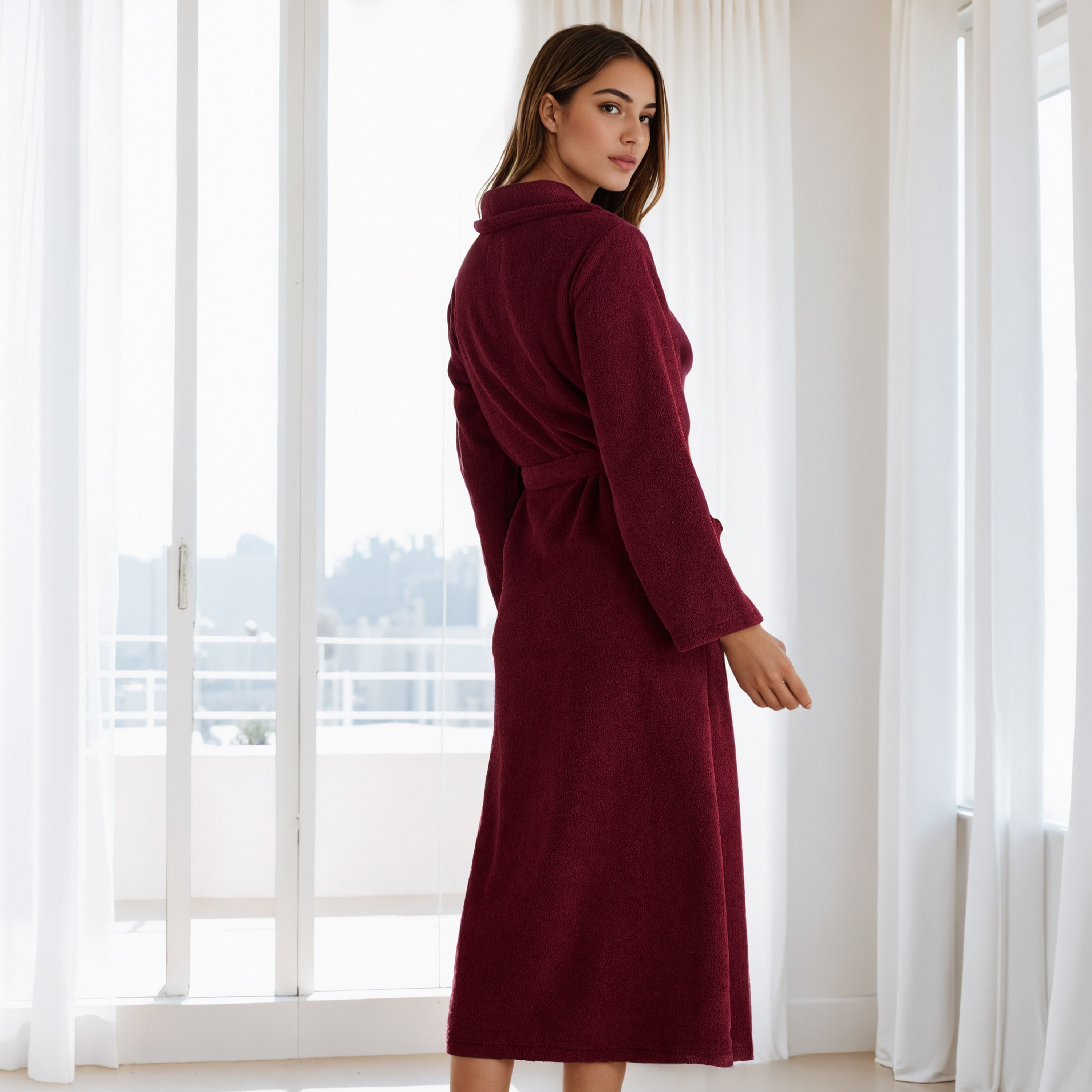 روب نوم مخمل بجيوب-women-clothing-nightwear-robes-image-2