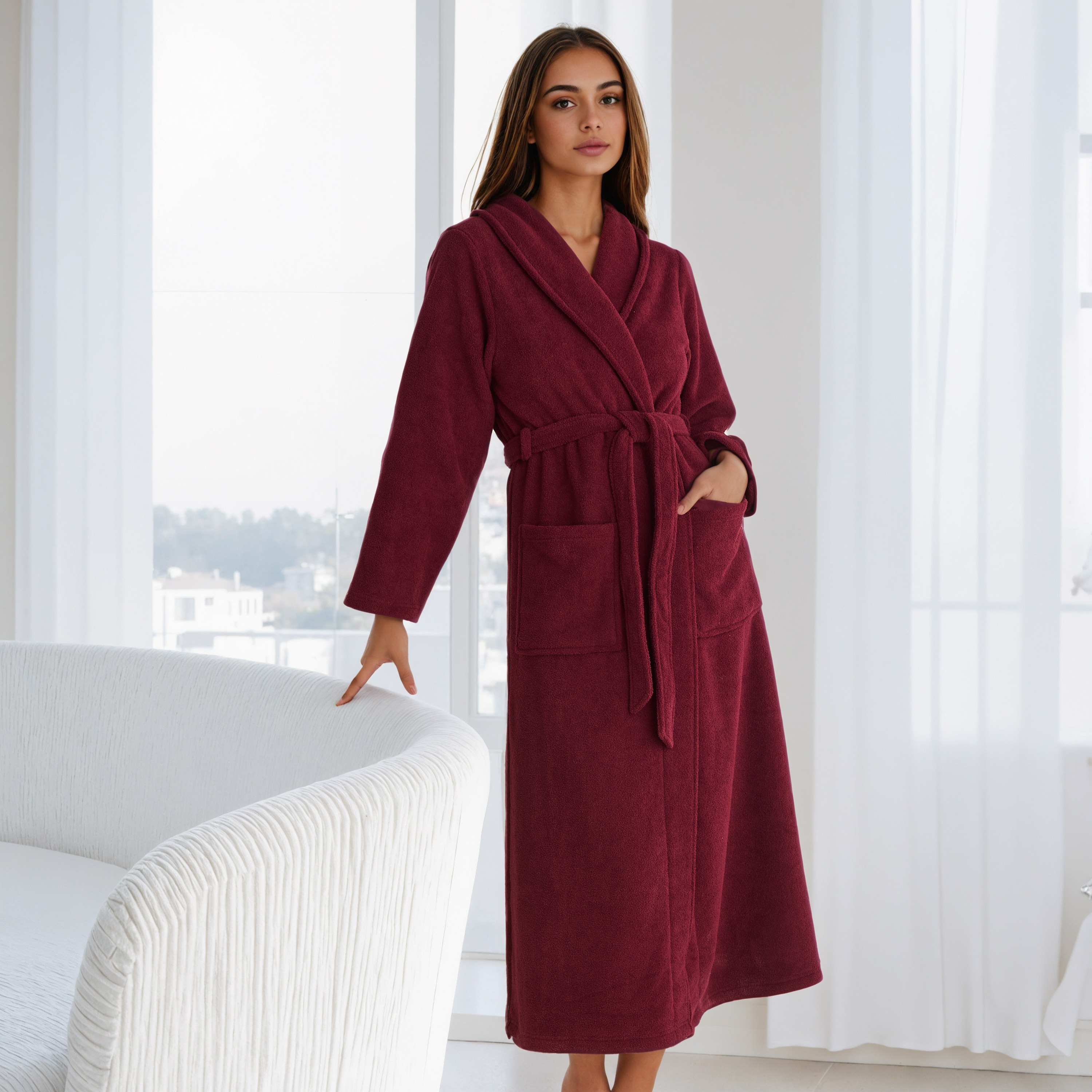 روب نوم مخمل بجيوب-women-clothing-nightwear-robes-image-5