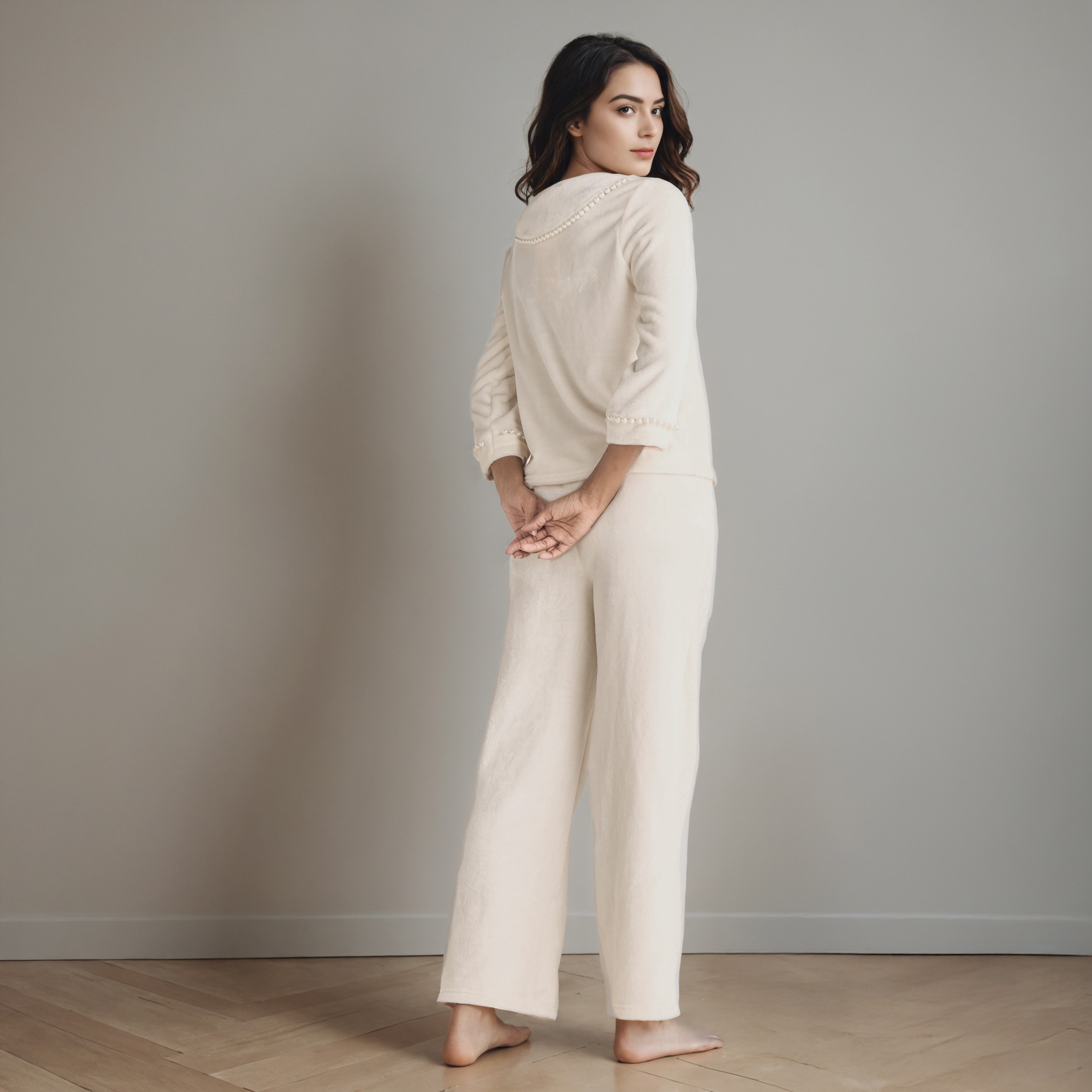 Textured Pyjama Set-women-clothing-nightwear-pyjamas-longsets-image-3