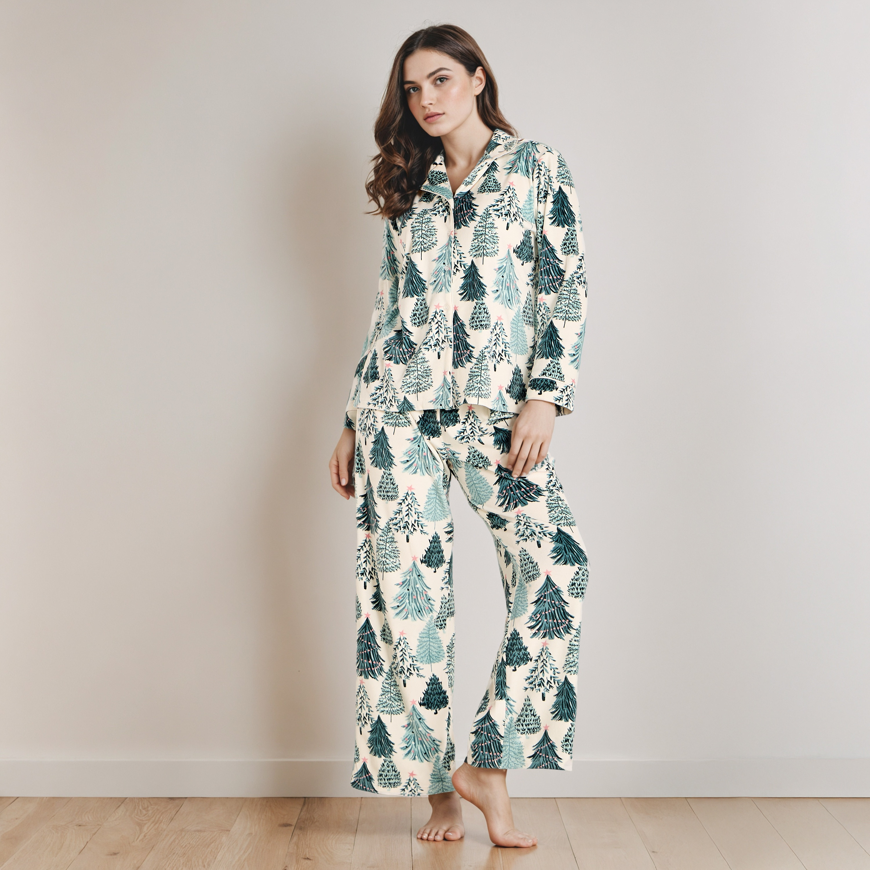 Printed Pyjama Set-women-clothing-nightwear-pyjamas-longsets-image-1