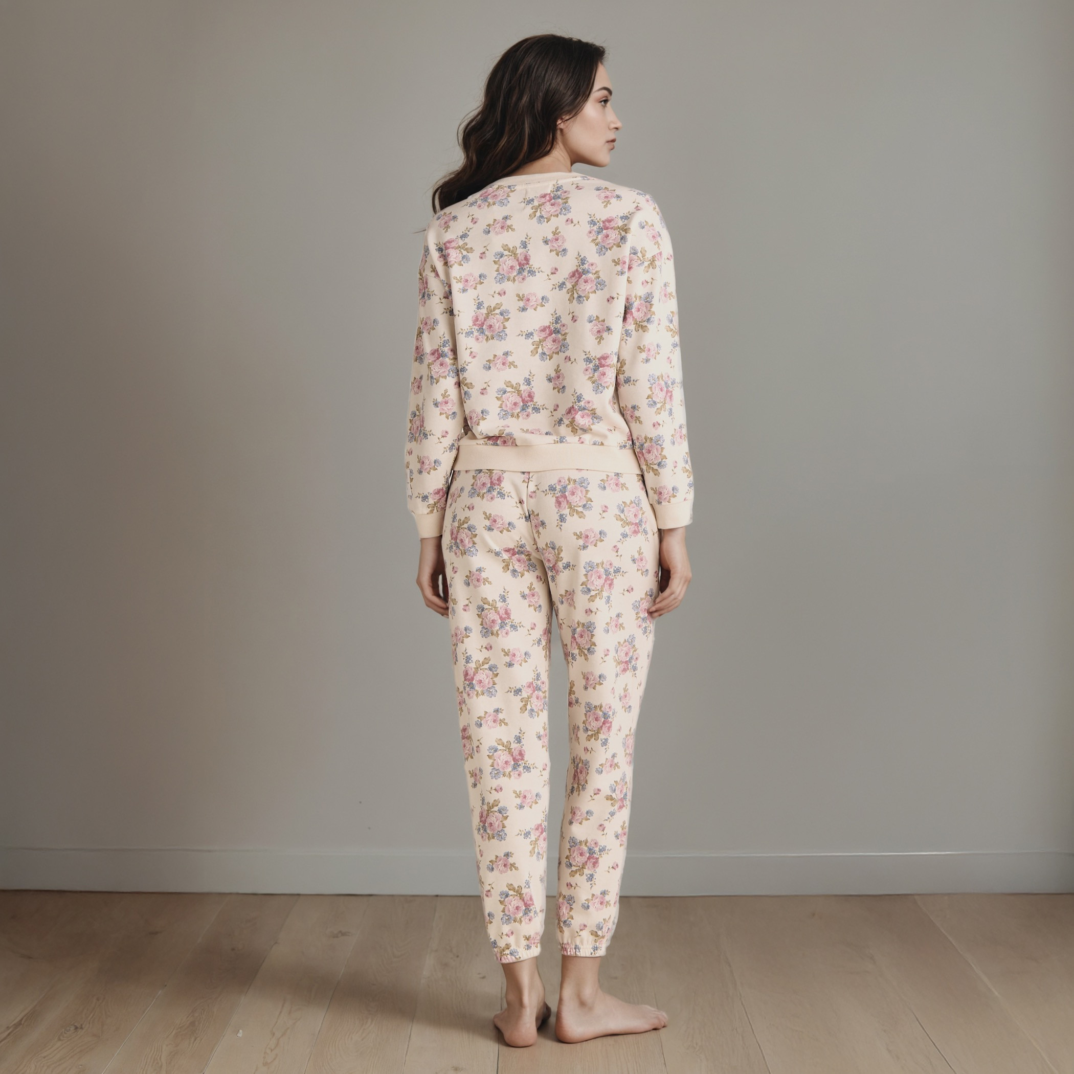 Floral Print Pyjama Set-women-clothing-nightwear-pyjamas-longsets-image-3