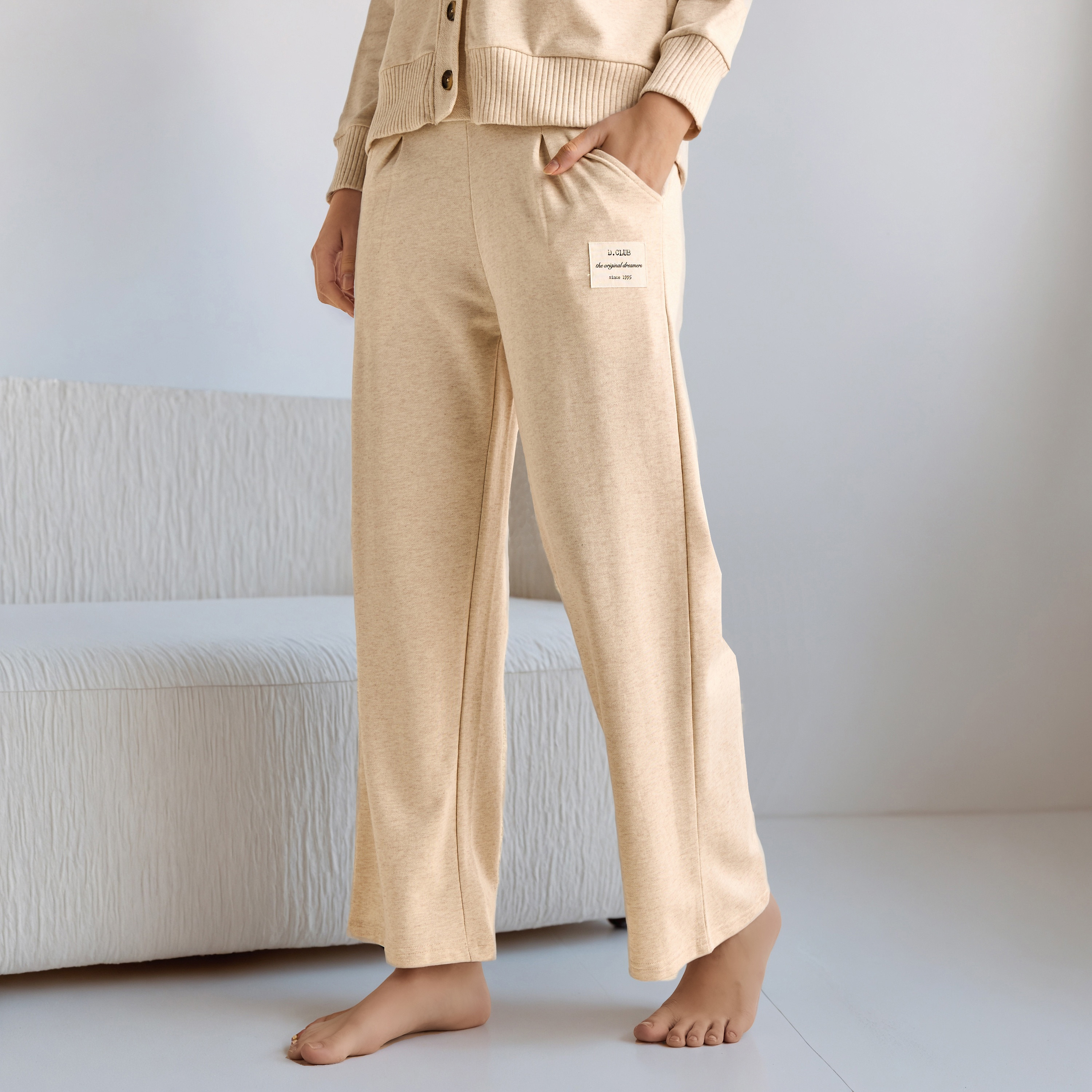 Pyjama Set Button-Down Cardigan Shirt & Trousers-women-clothing-nightwear-pyjamas-longsets-image-4