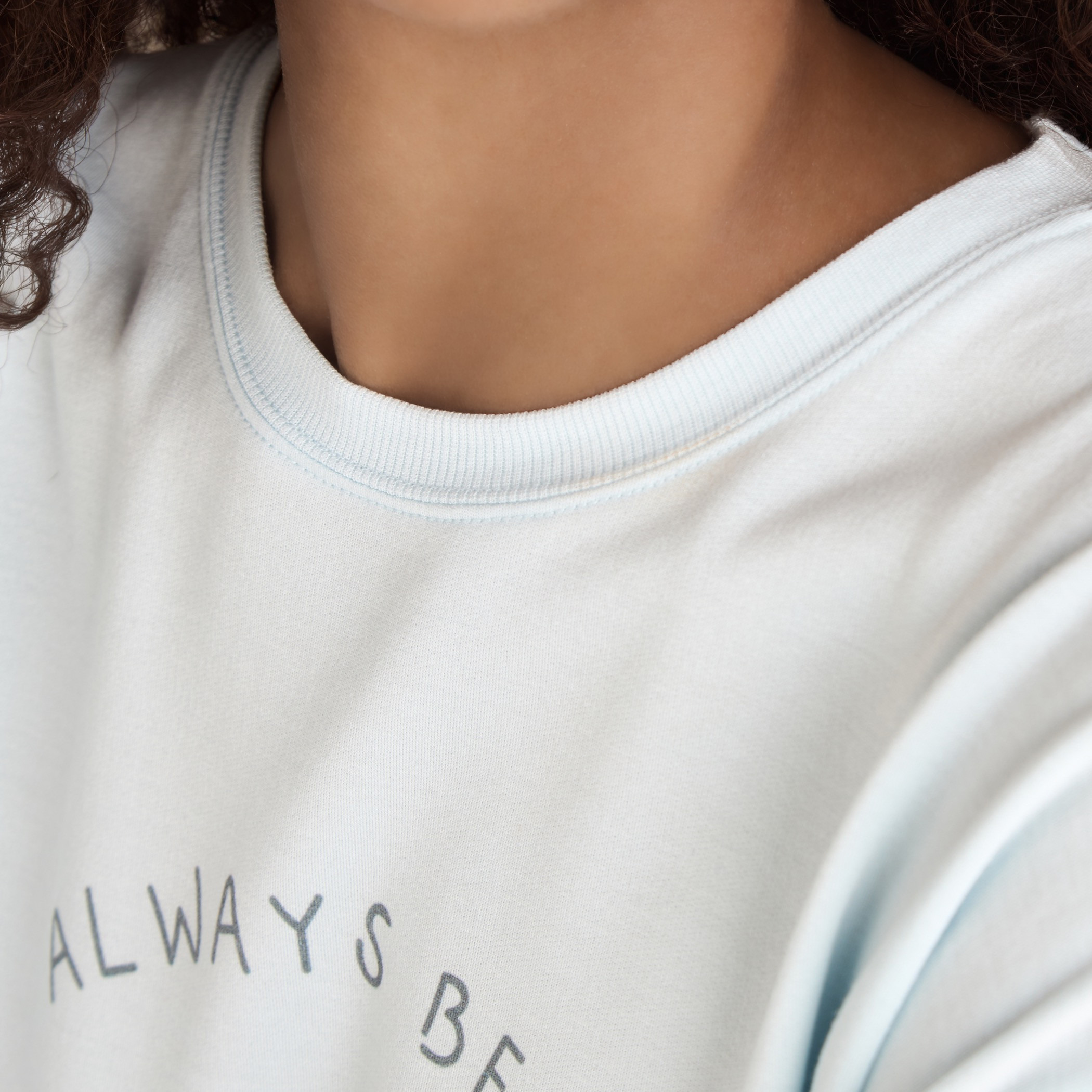 Mermaid Bear Print Sleepshirt with Long Sleeves-women-clothing-nightwear-nighties-image-4