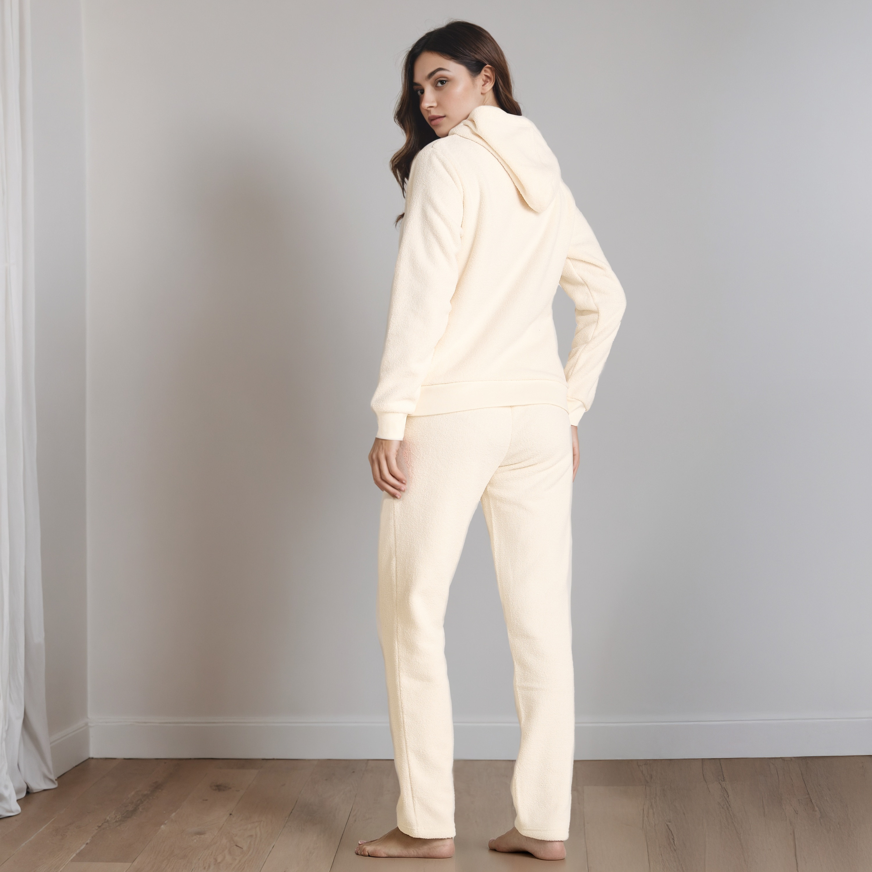 Pyjama Set Hooded Sweatshirt & Pyjamas-women-clothing-nightwear-pyjamas-longsets-image-4