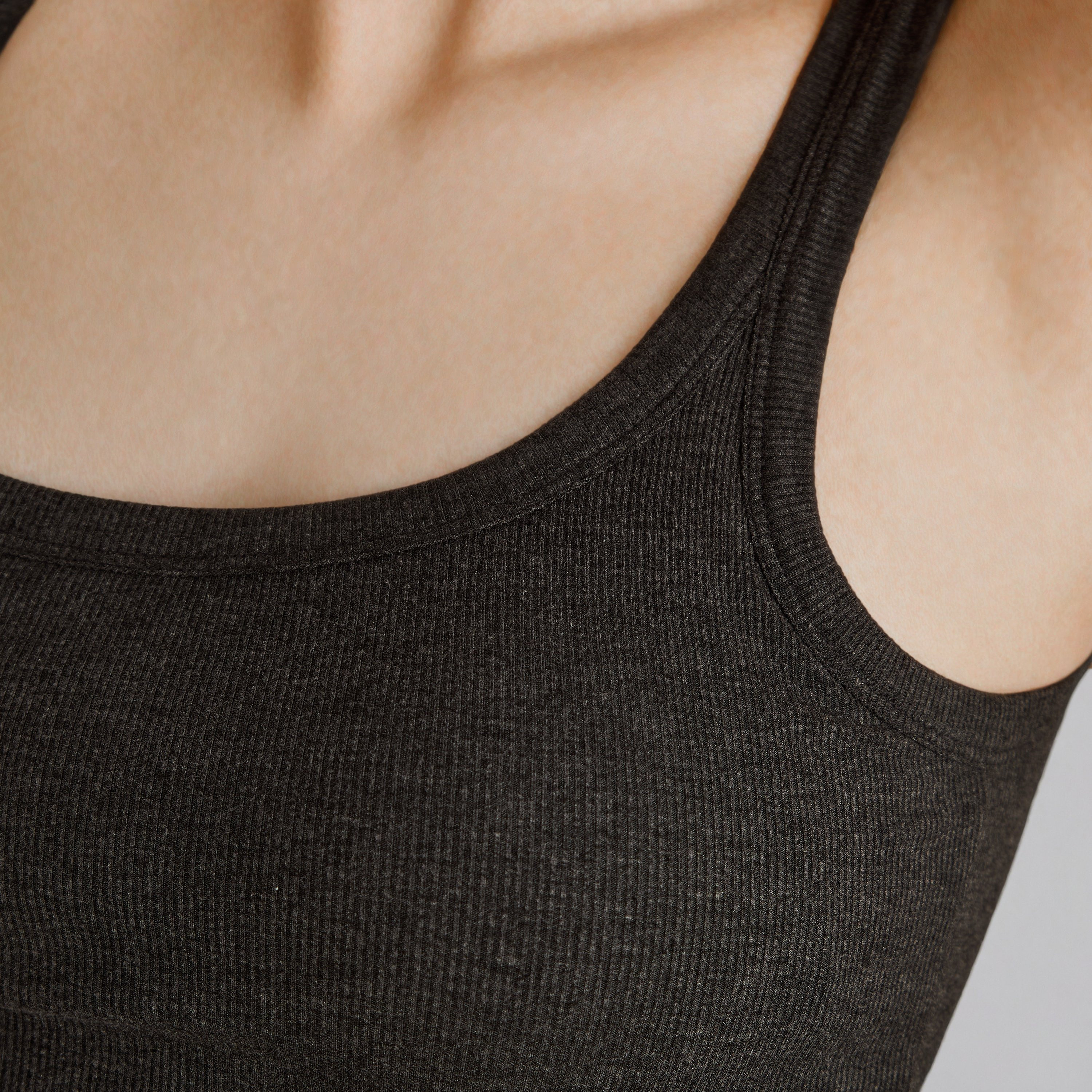 Ribbed Sleeveless Shaping Tank Top with Scoop Neck-women-clothing-tshirts-image-4