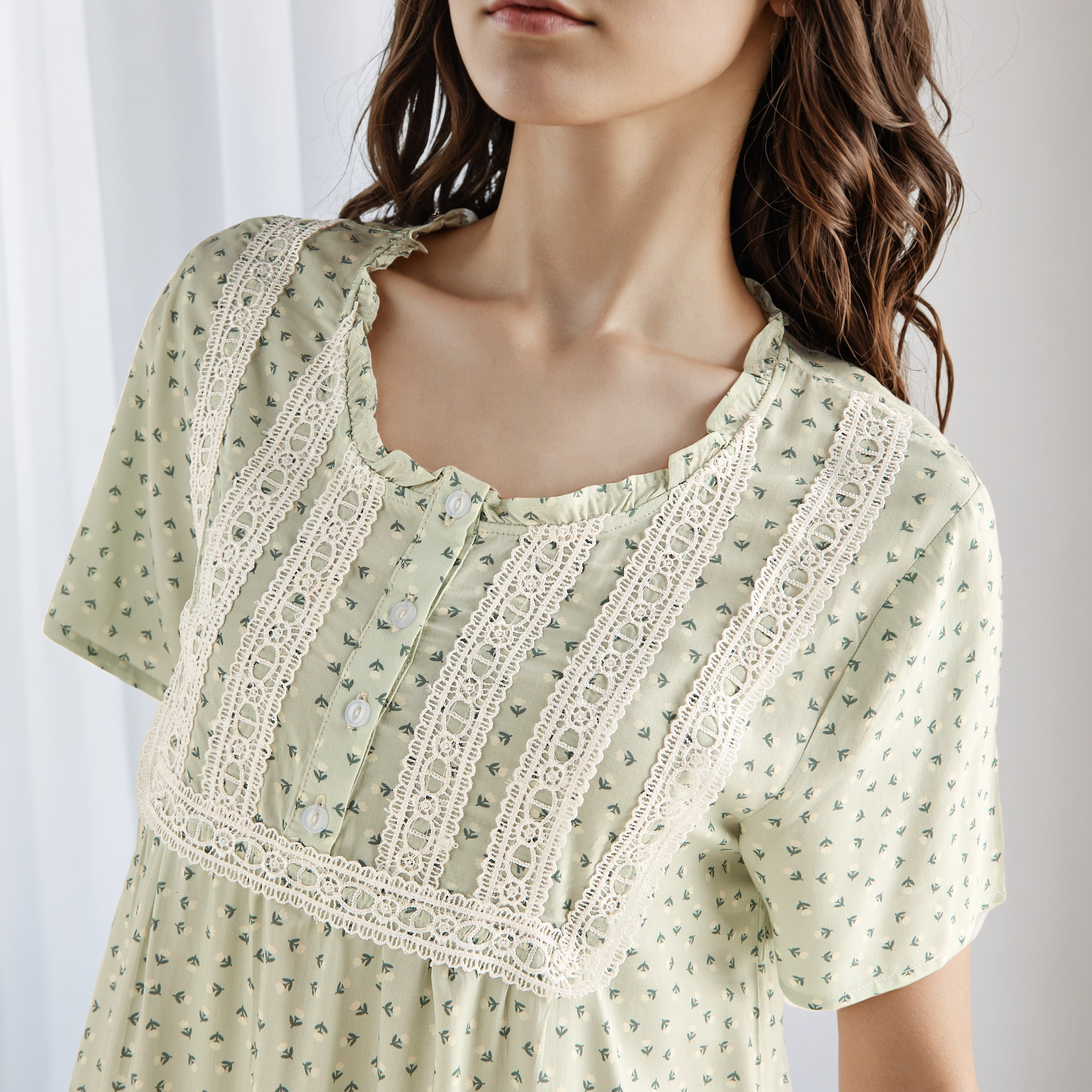 قميص نوم رايون بأكمام قصيرة-women-clothing-nightwear-nighties-image-3