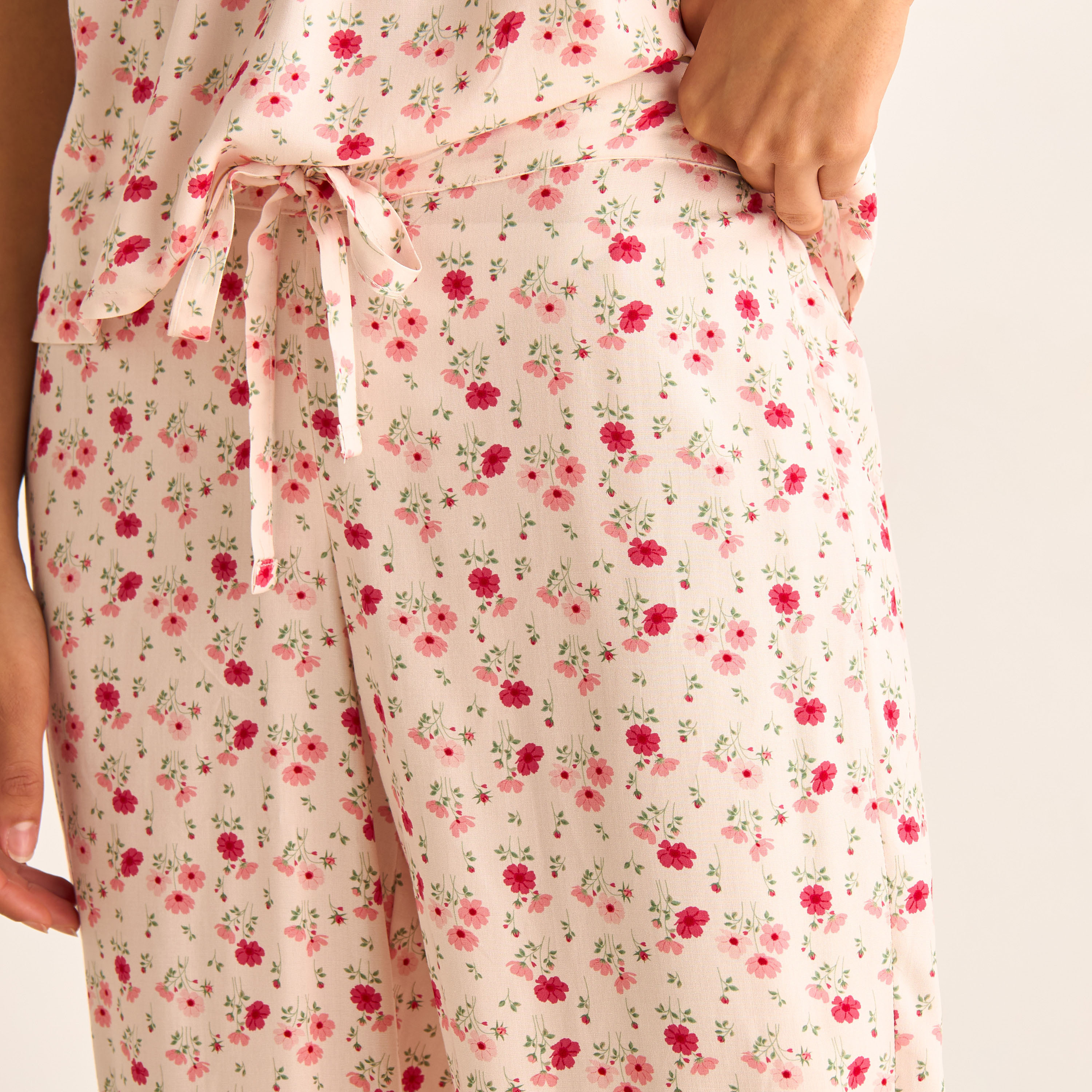 طقم بيجاما رايون بلوزة وبنطلون-women-clothing-nightwear-pyjamas-longsets-image-9