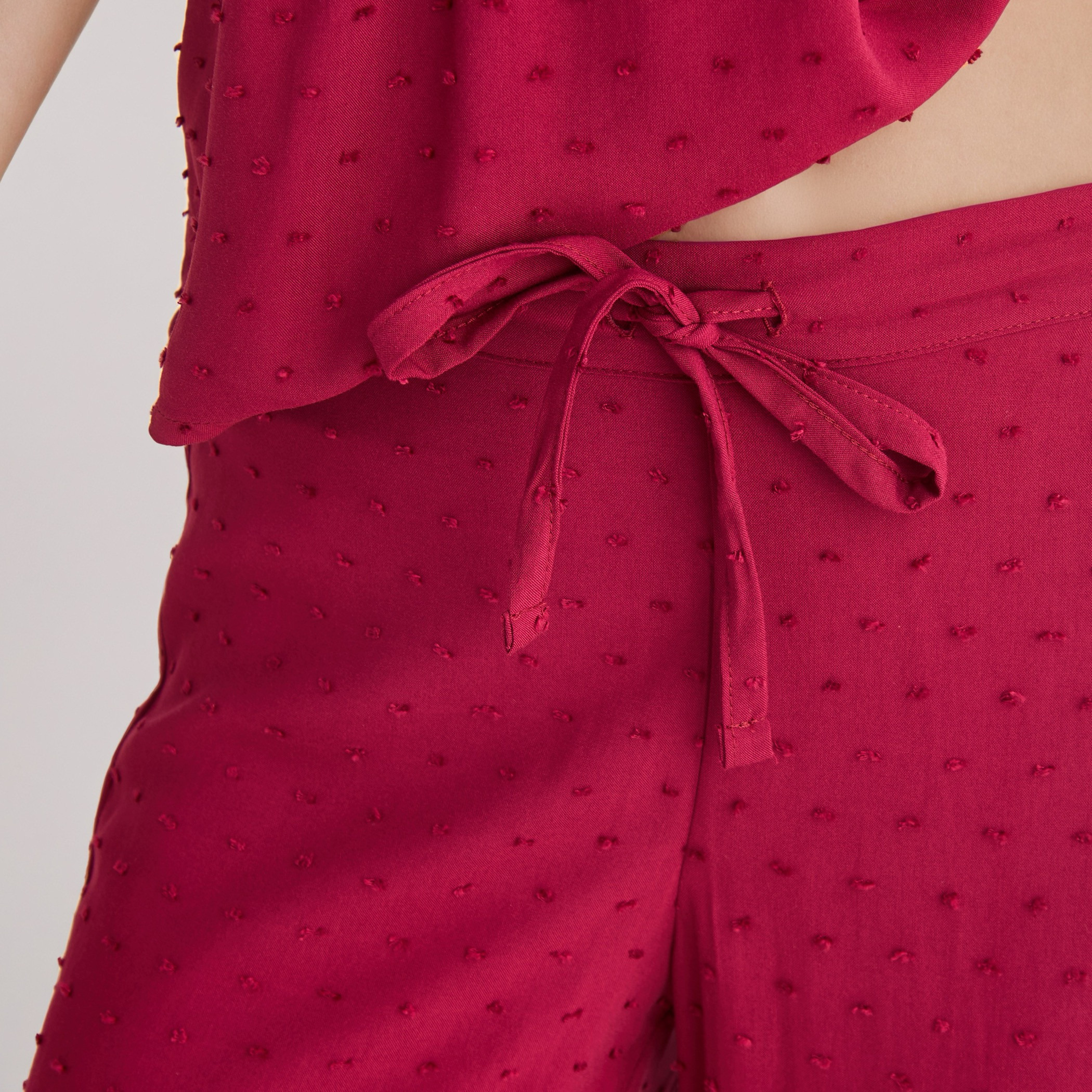 Pyjama Set Button Placket Top and Trousers Rayon-women-clothing-nightwear-pyjamas-longsets-image-6