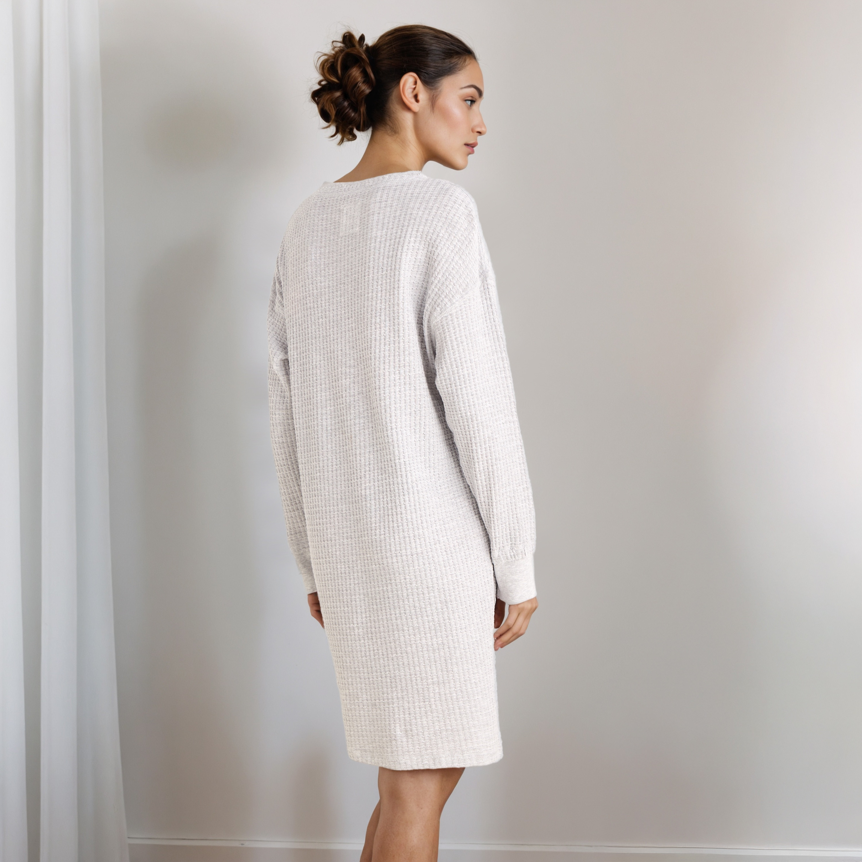 Nighty with V-neck-women-clothing-nightwear-nighties-image-2