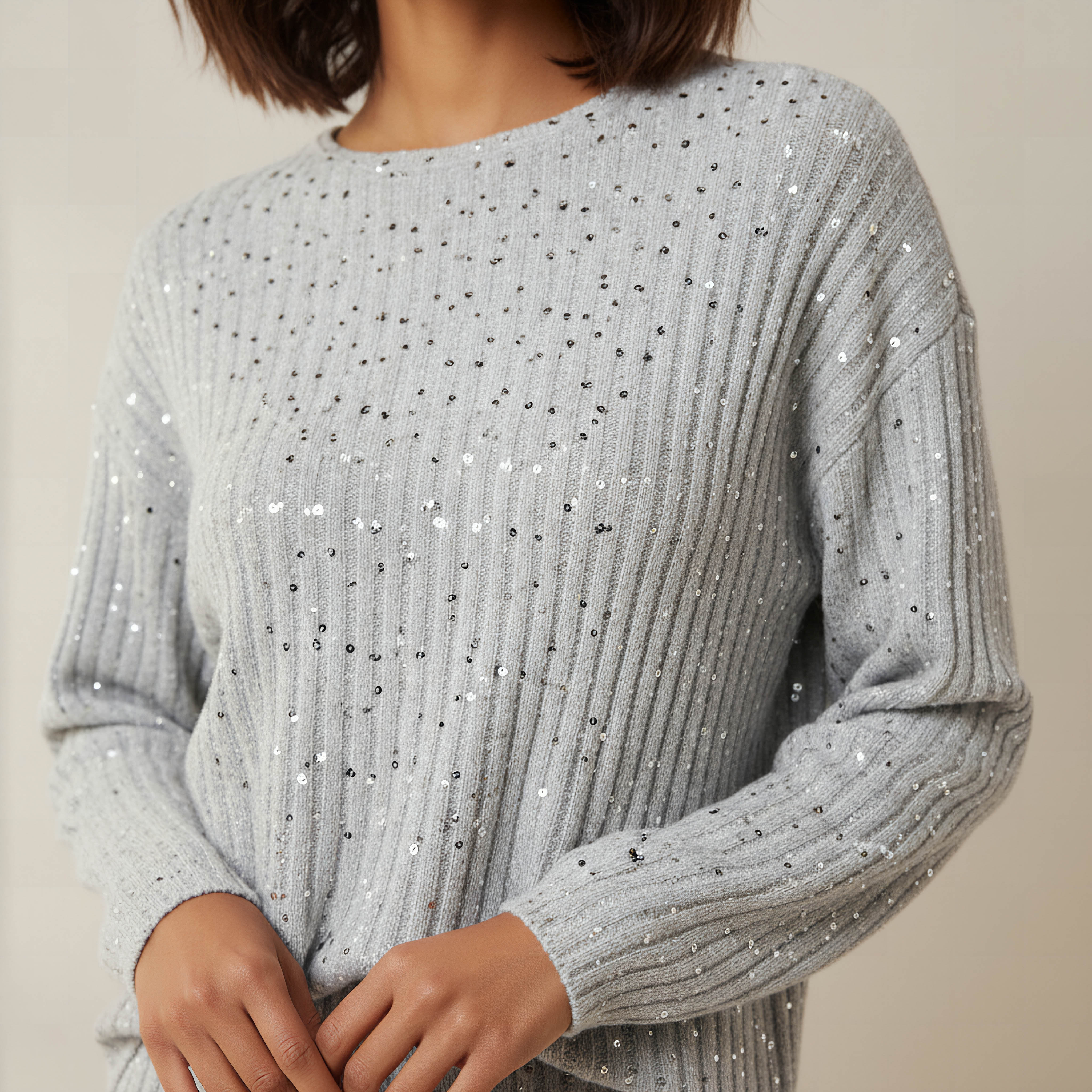 طقم بلوزة وبنطلون بيجاما مضلع-women-clothing-nightwear-pyjamas-longsets-image-2