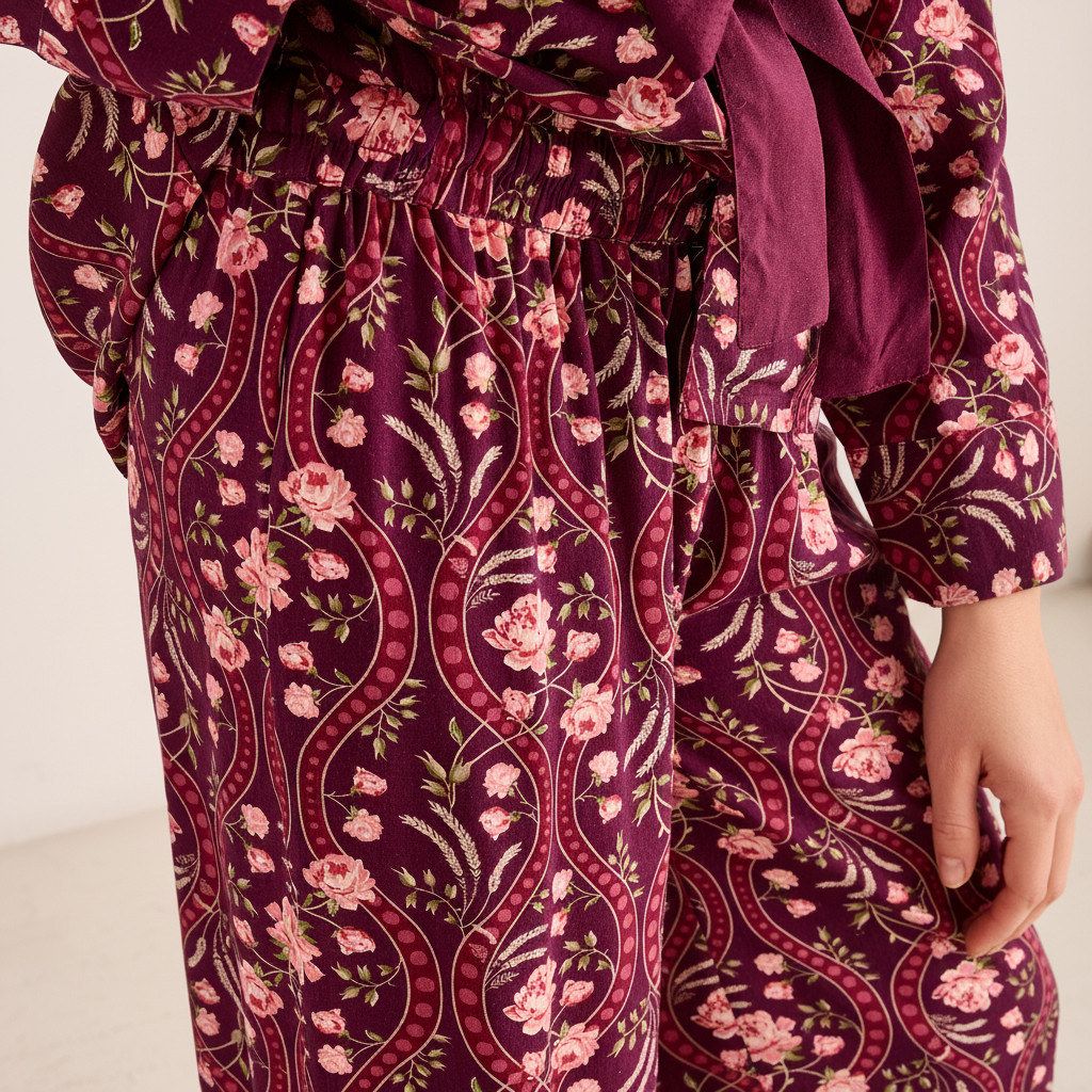 Pyjama Set Shirt & Trousers Viscose-women-clothing-nightwear-pyjamas-longsets-image-6