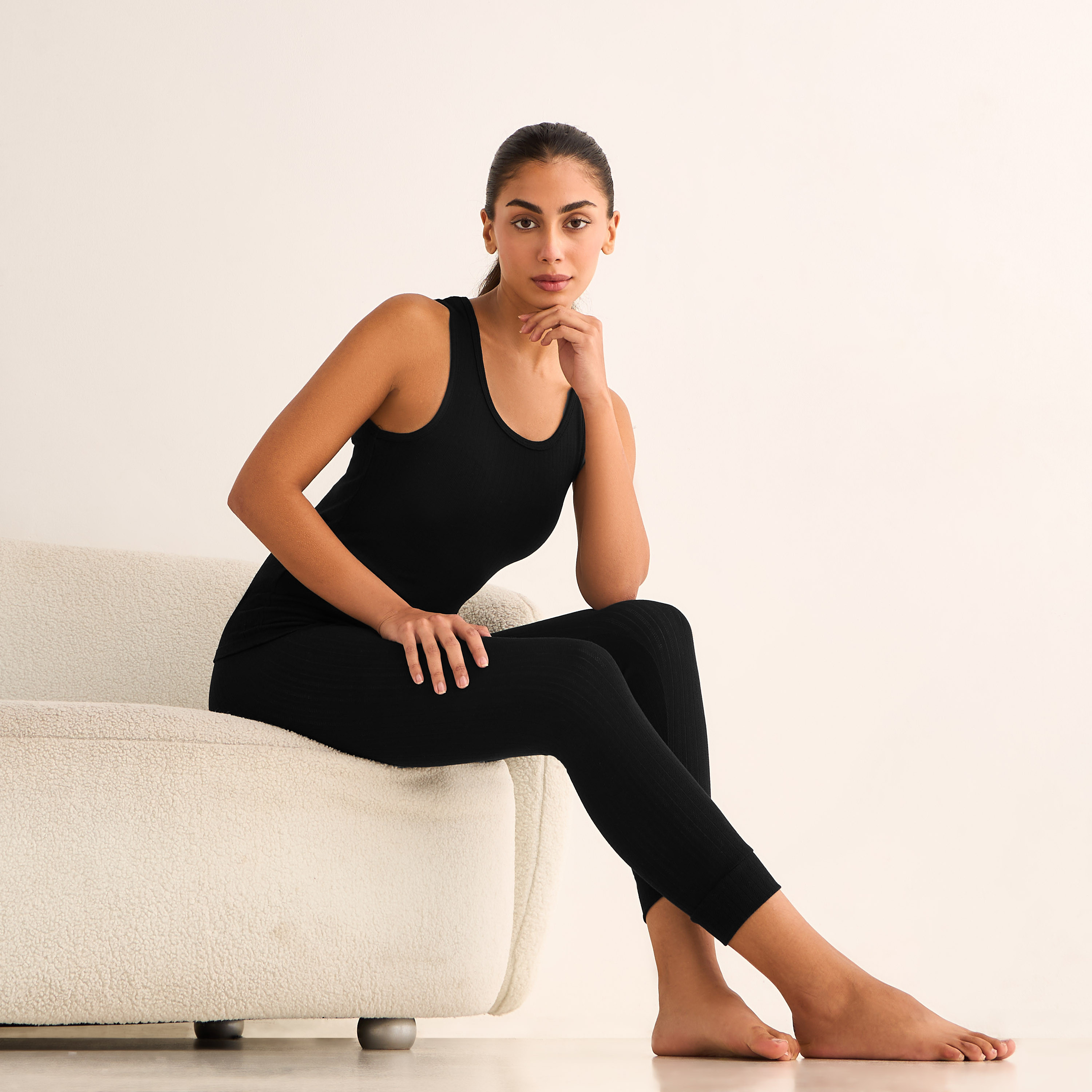 بلوزة حرارية مضلعة بدون أكمام-women-clothing-lingerie-thermals-image-2