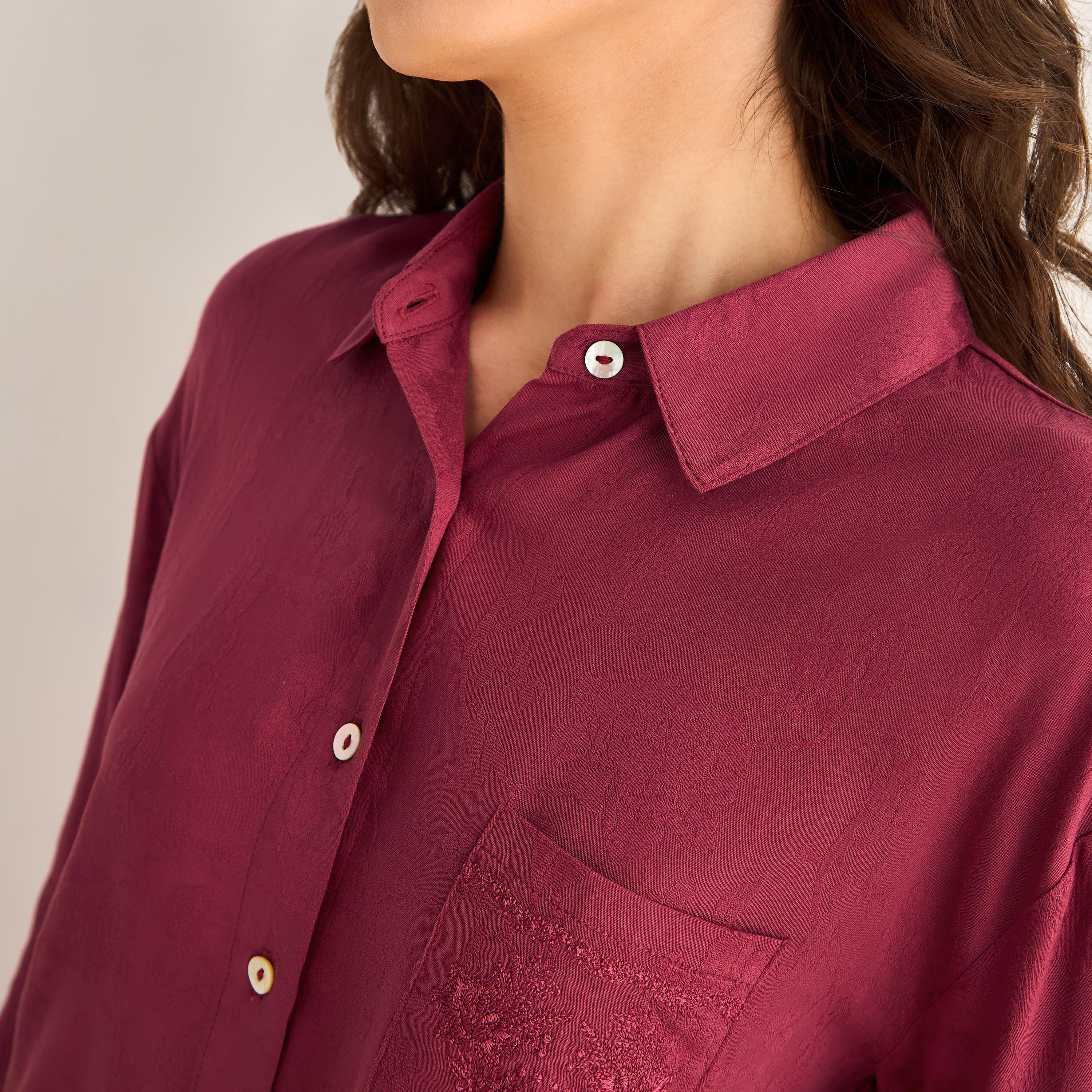 Pyjama Set Shirt Style & Trousers Viscose-women-clothing-nightwear-pyjamas-longsets-image-6