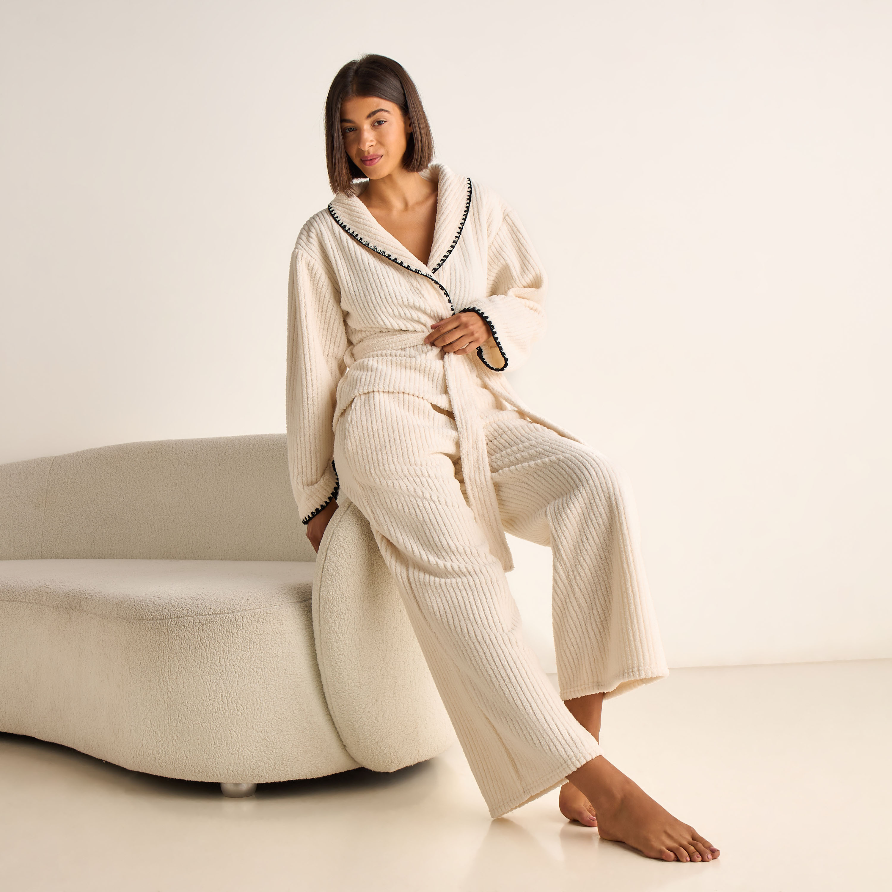 Pyjama Set Robe Top and Pants-women-clothing-nightwear-pyjamas-longsets-image-1