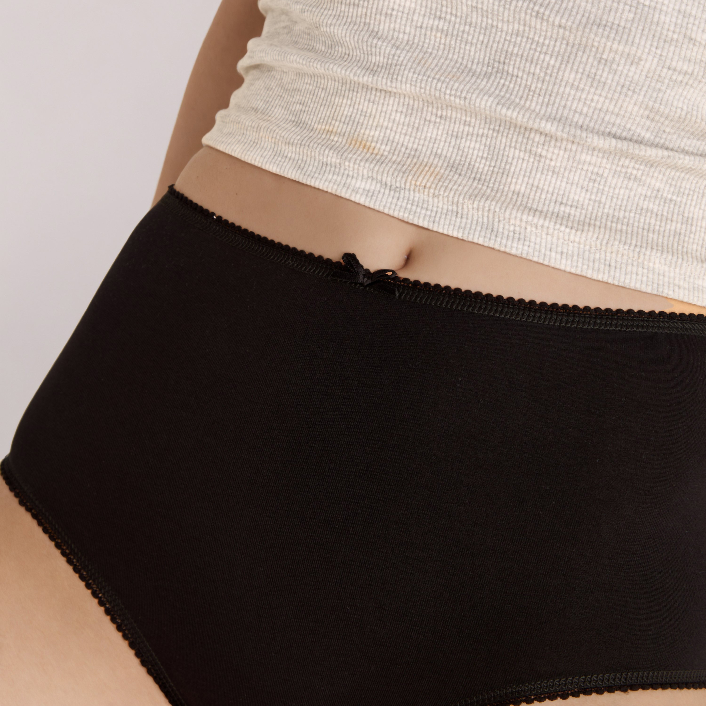 Full Brief High Waist with Lace Trim Cotton - Pack of 5-women-clothing-lingerie-panties-image-3