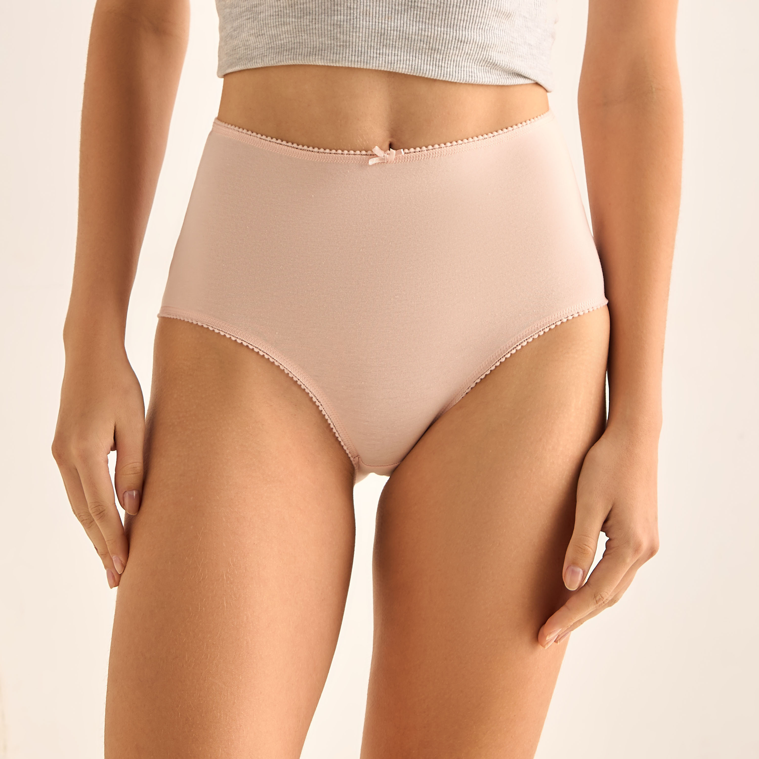 Full Brief High Waist with Lace Trim - Pack of 5-women-clothing-lingerie-panties-image-6