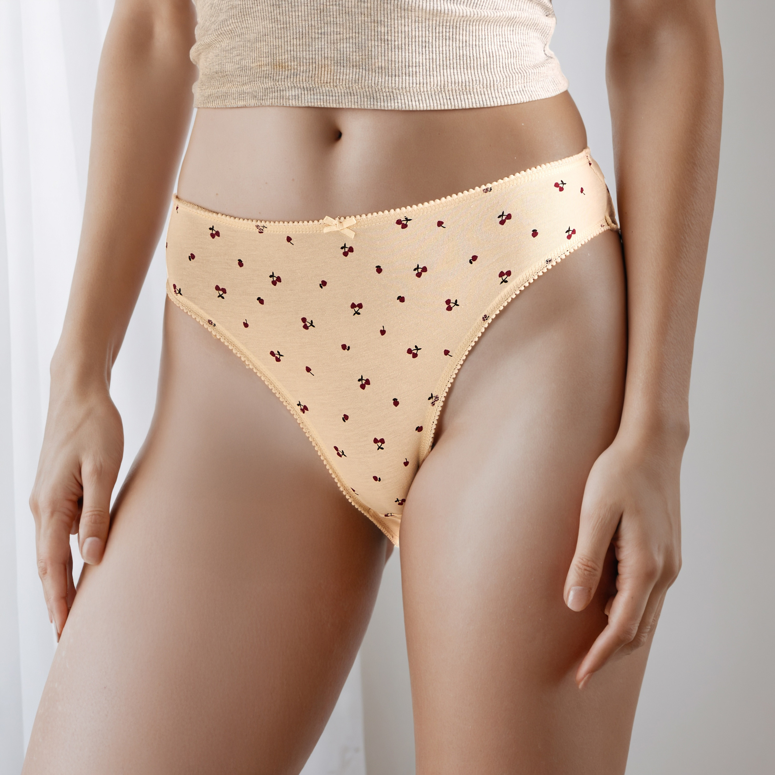 Bikini Brief with Lace Trim - Pack of 5-women-clothing-lingerie-panties-image-6