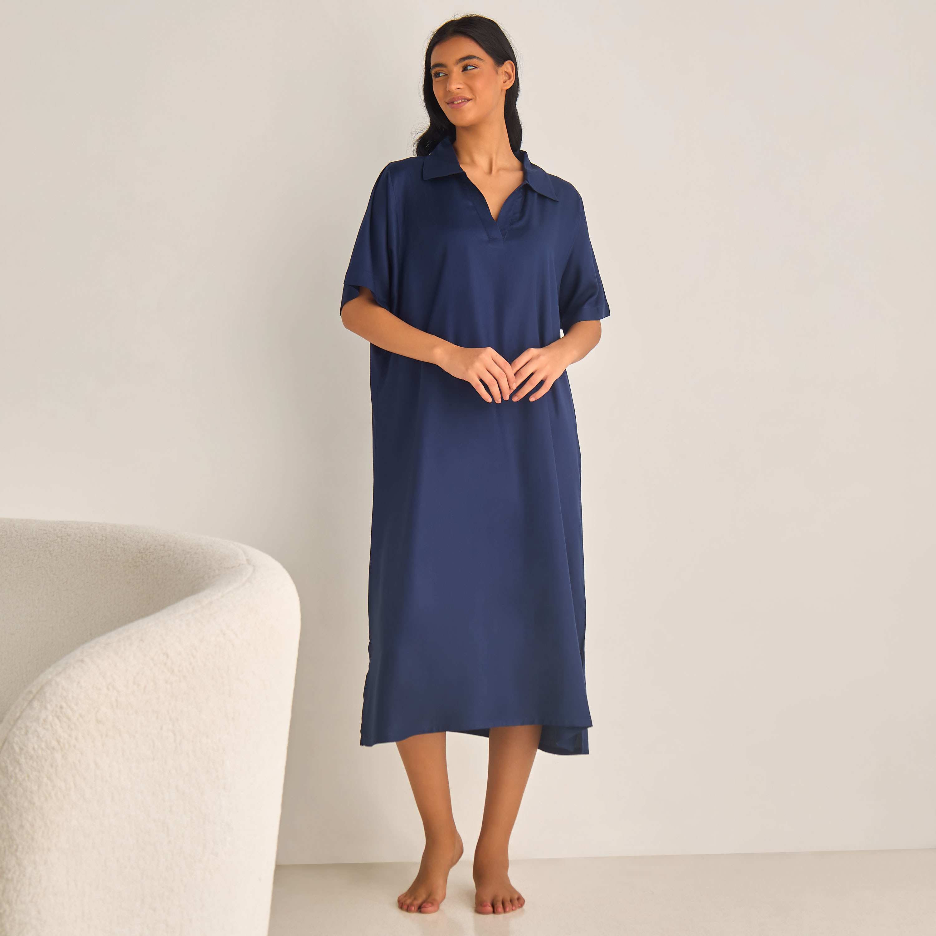 قميص نوم فيسكوز بياقة - طقم من 2-women-clothing-nightwear-nighties-image-7