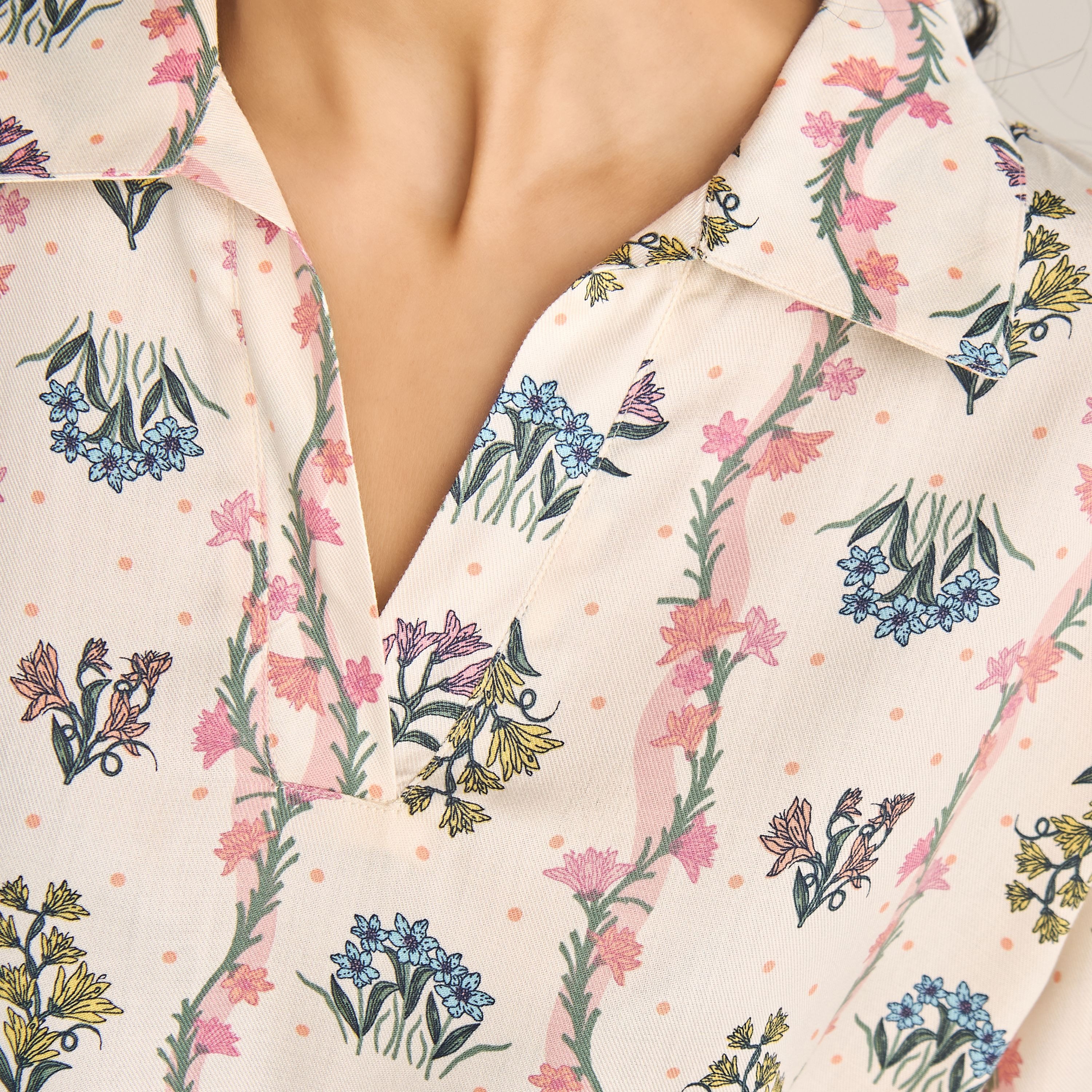 Nighty Viscose with Collar - Set of 2-women-clothing-nightwear-nighties-image-5