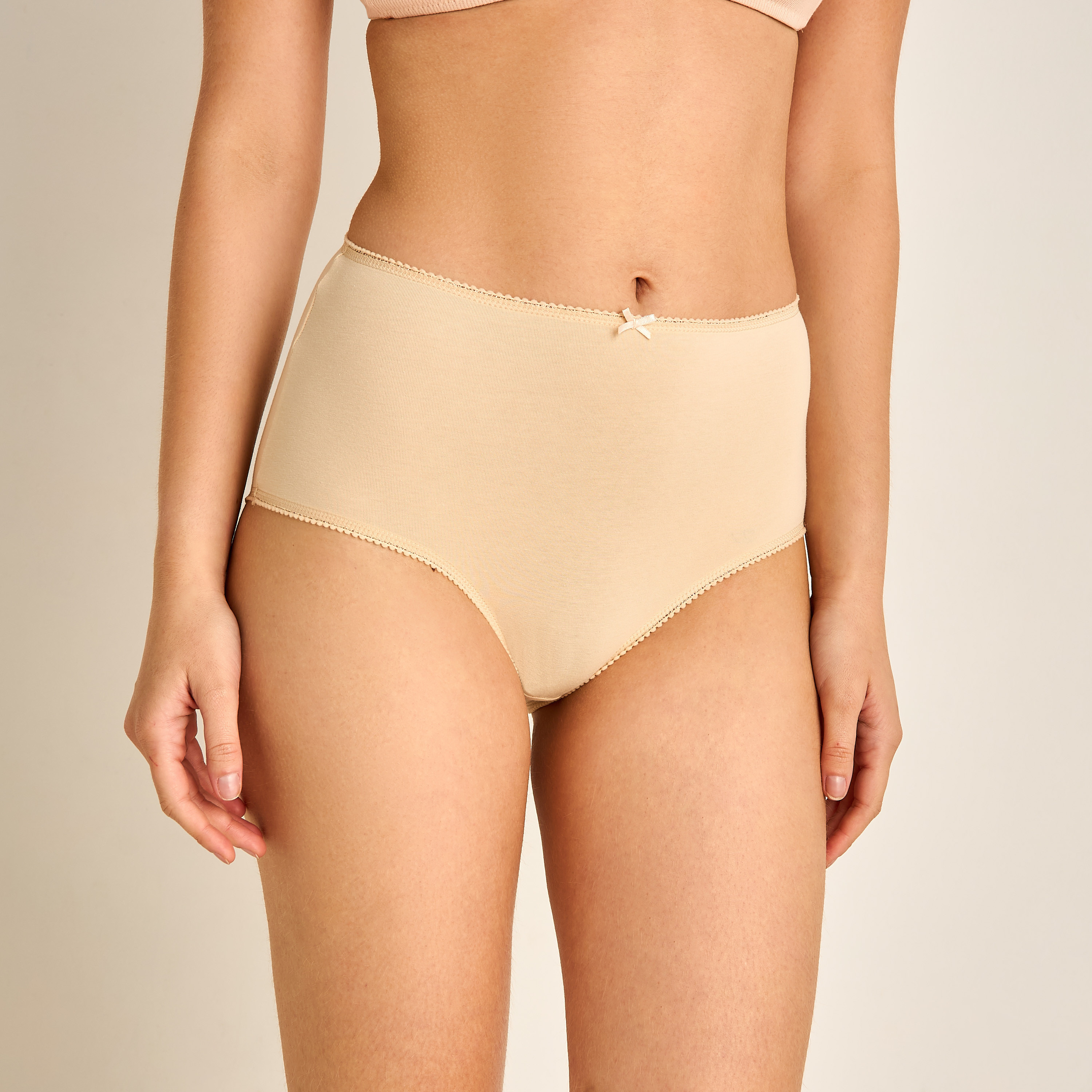 مجموعة 5 سراويل داخلية بخصر عالي-women-clothing-lingerie-panties-image-6