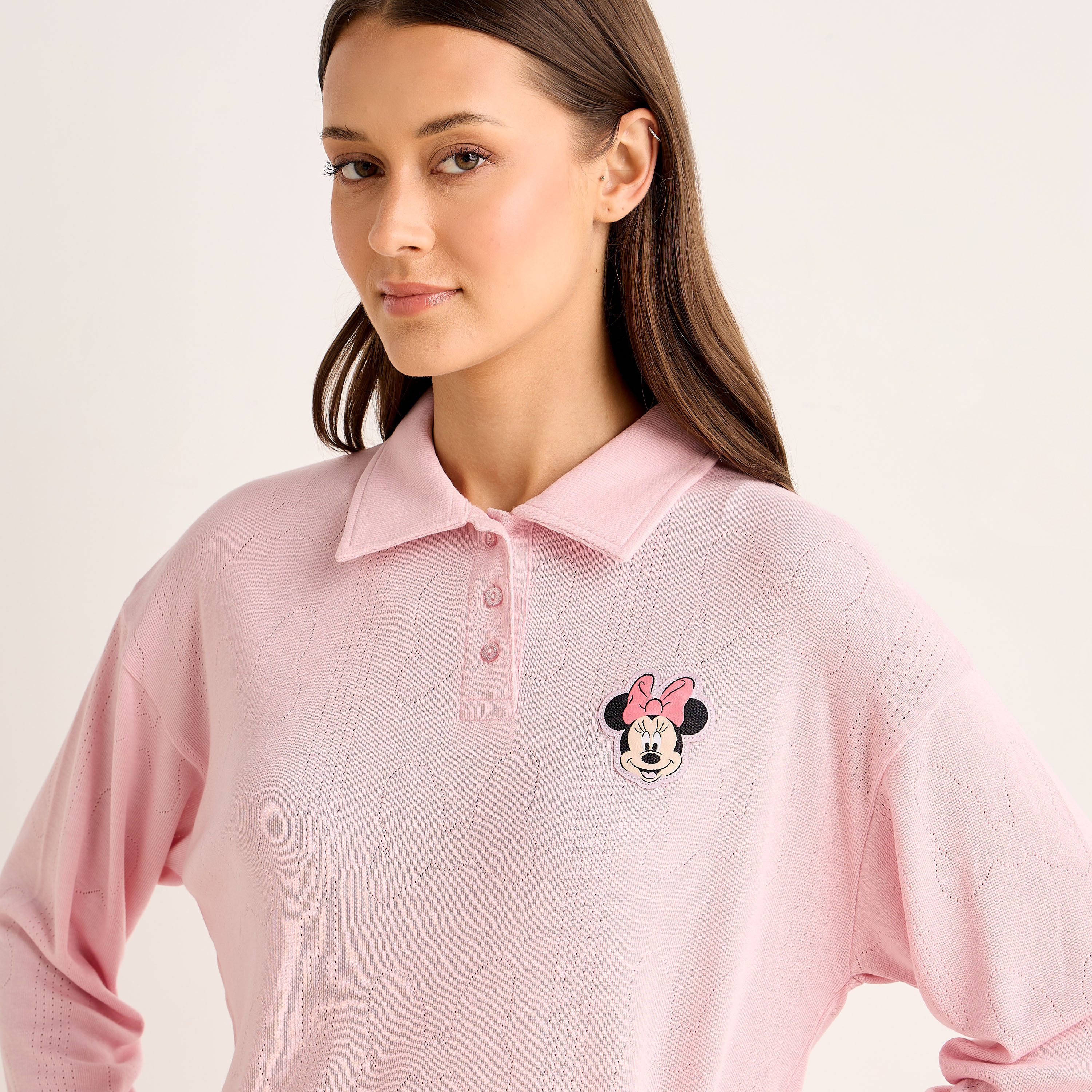 Pyjama Set Polo T-shirt and Joggers-women-clothing-nightwear-pyjamas-longsets-image-5