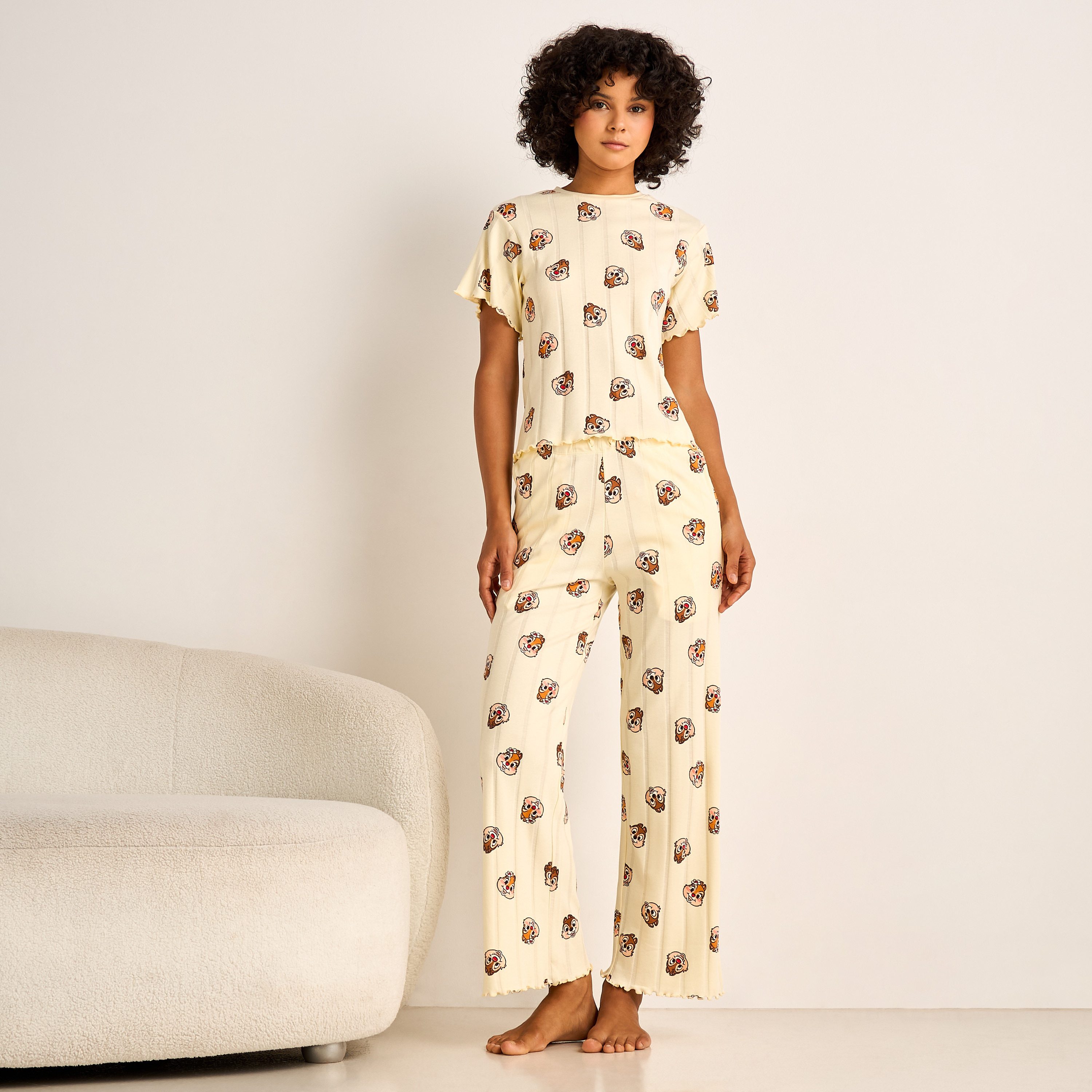 Pyjama Set Top & Trousers-women-clothing-nightwear-pyjamas-longsets-image-1