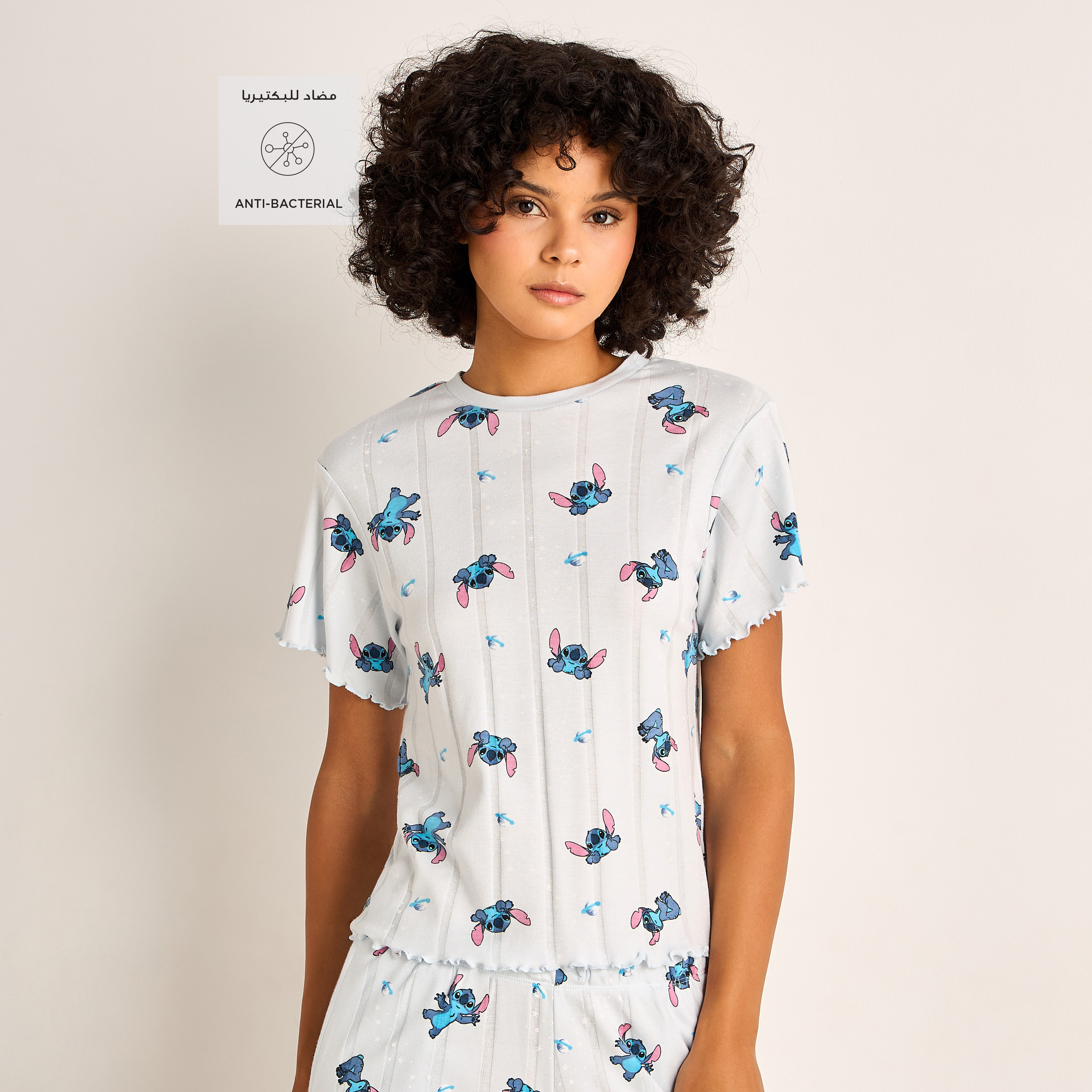 Pyjama Set Top & Trousers-women-clothing-nightwear-pyjamas-longsets-image-2