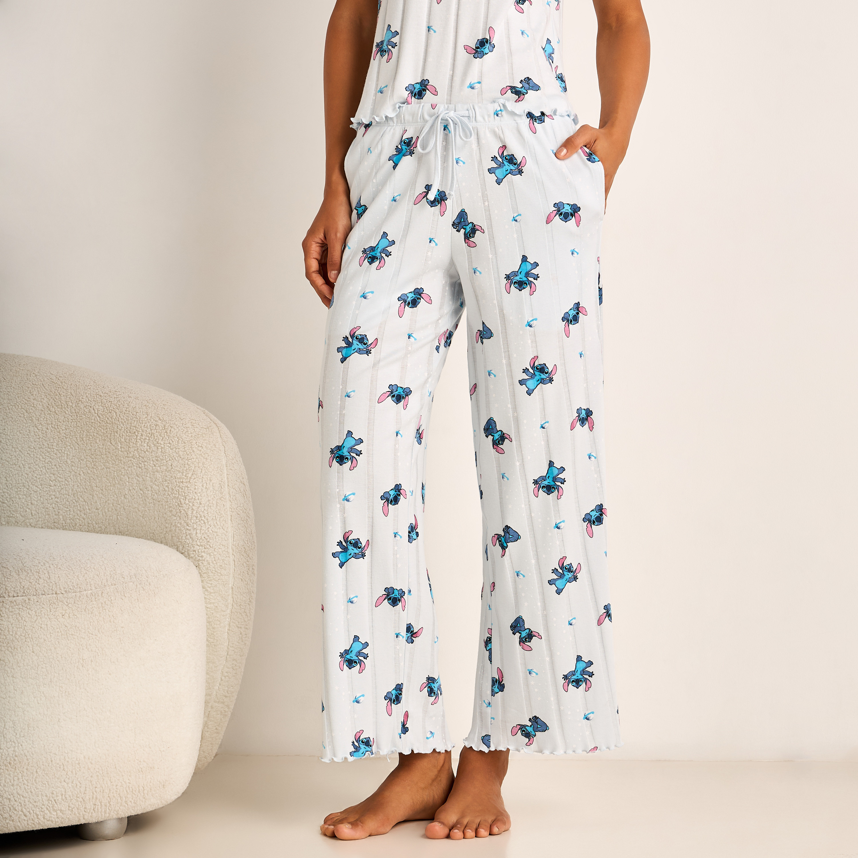 Pyjama Set Top & Trousers-women-clothing-nightwear-pyjamas-longsets-image-3